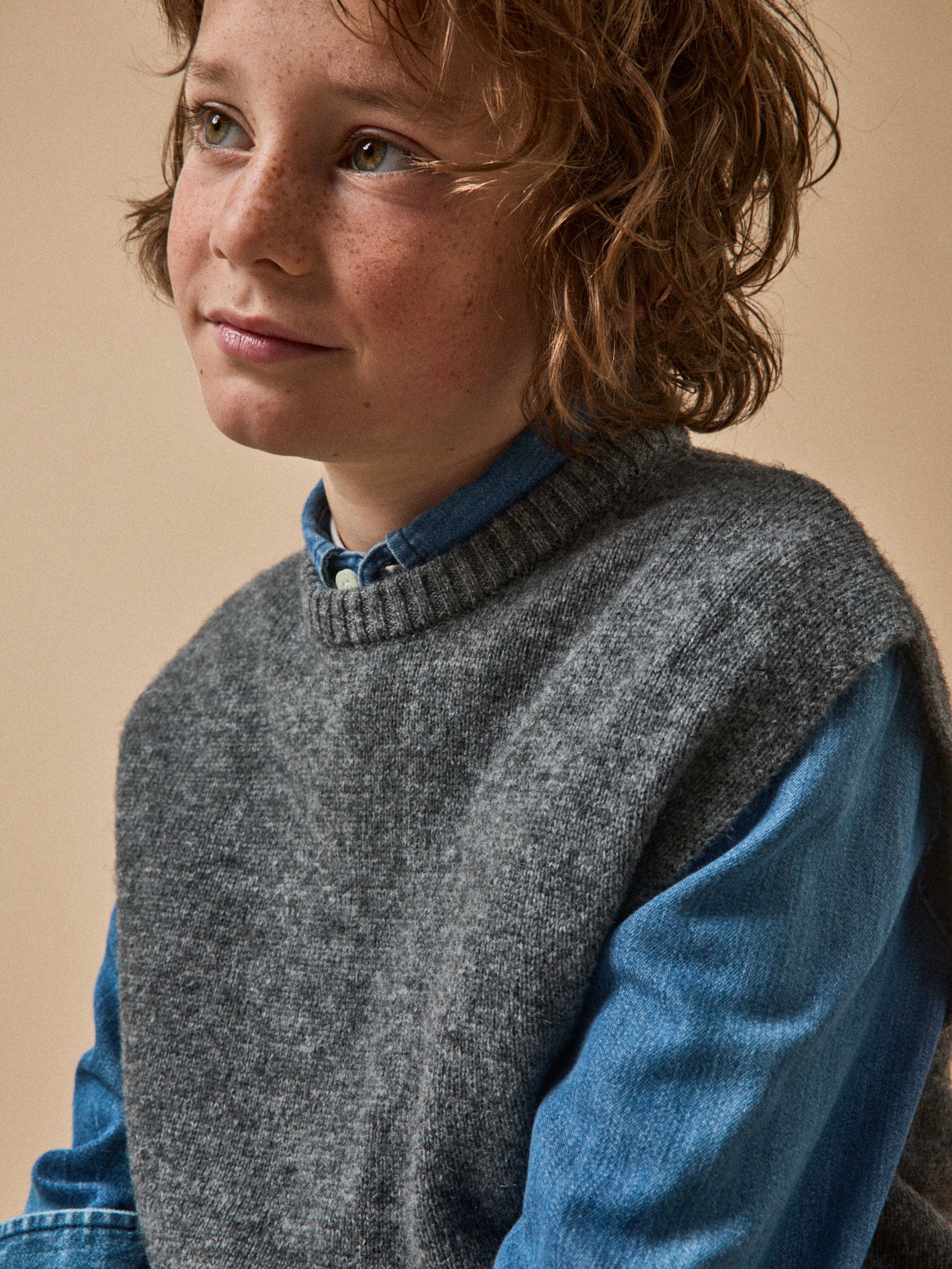 Jungenpullunder aus Wolle