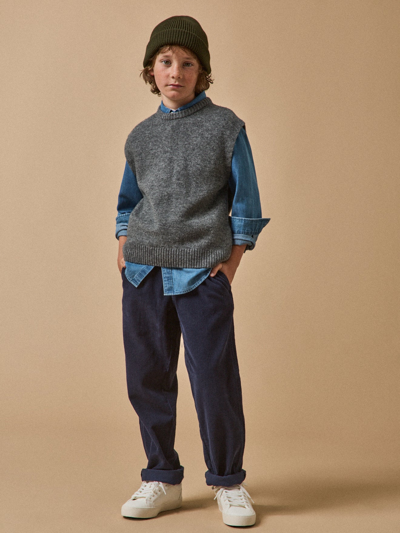 Jungenpullunder aus Wolle