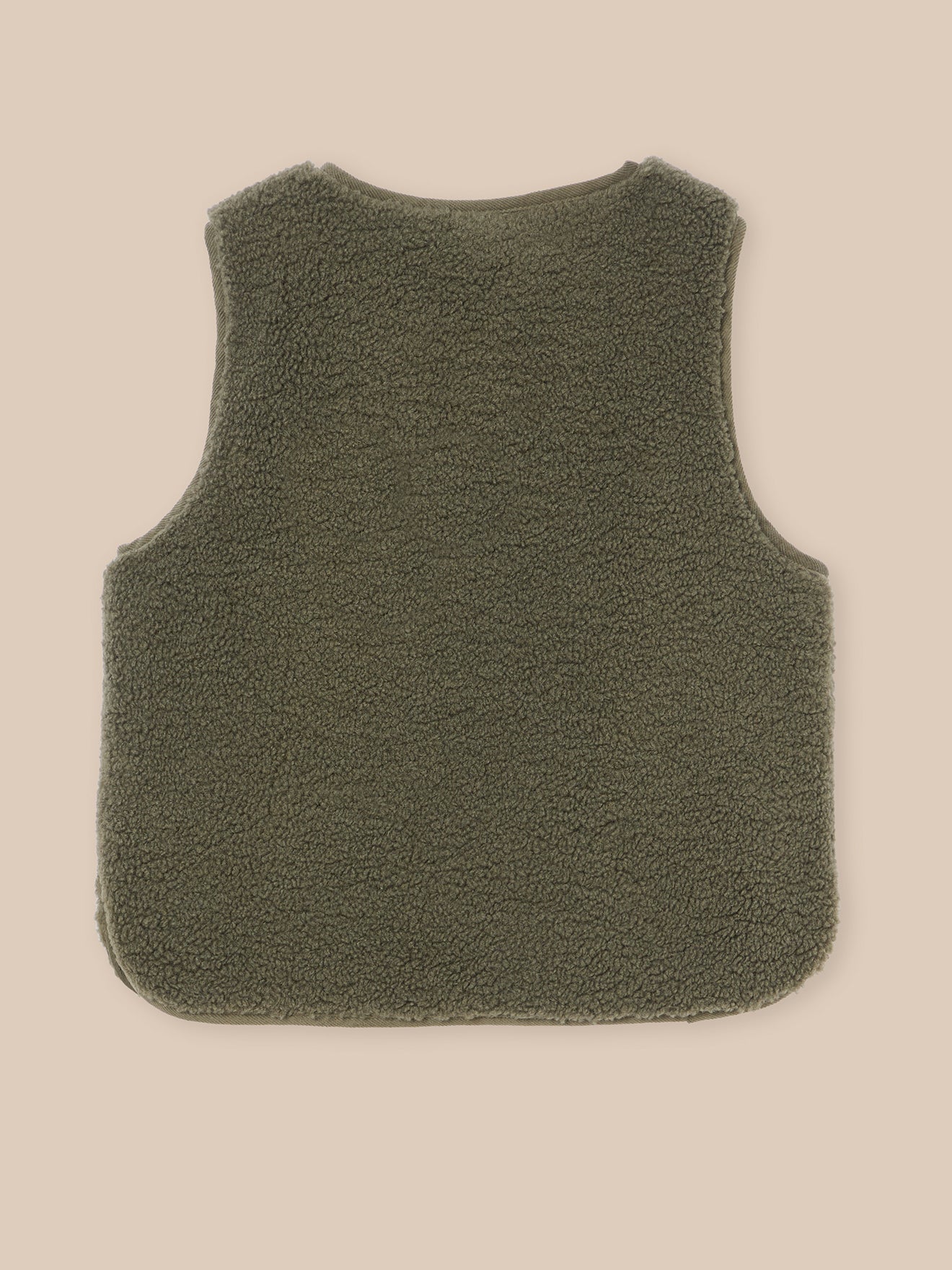 Veste sans manches en sherpa Garçon