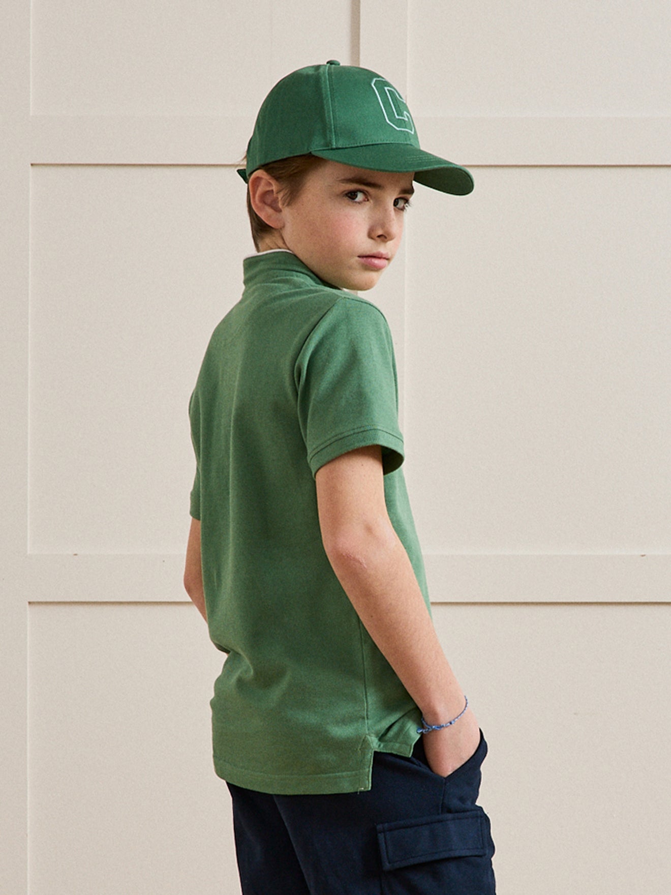 Jungen-Poloshirt – Bio-Baumwolle
