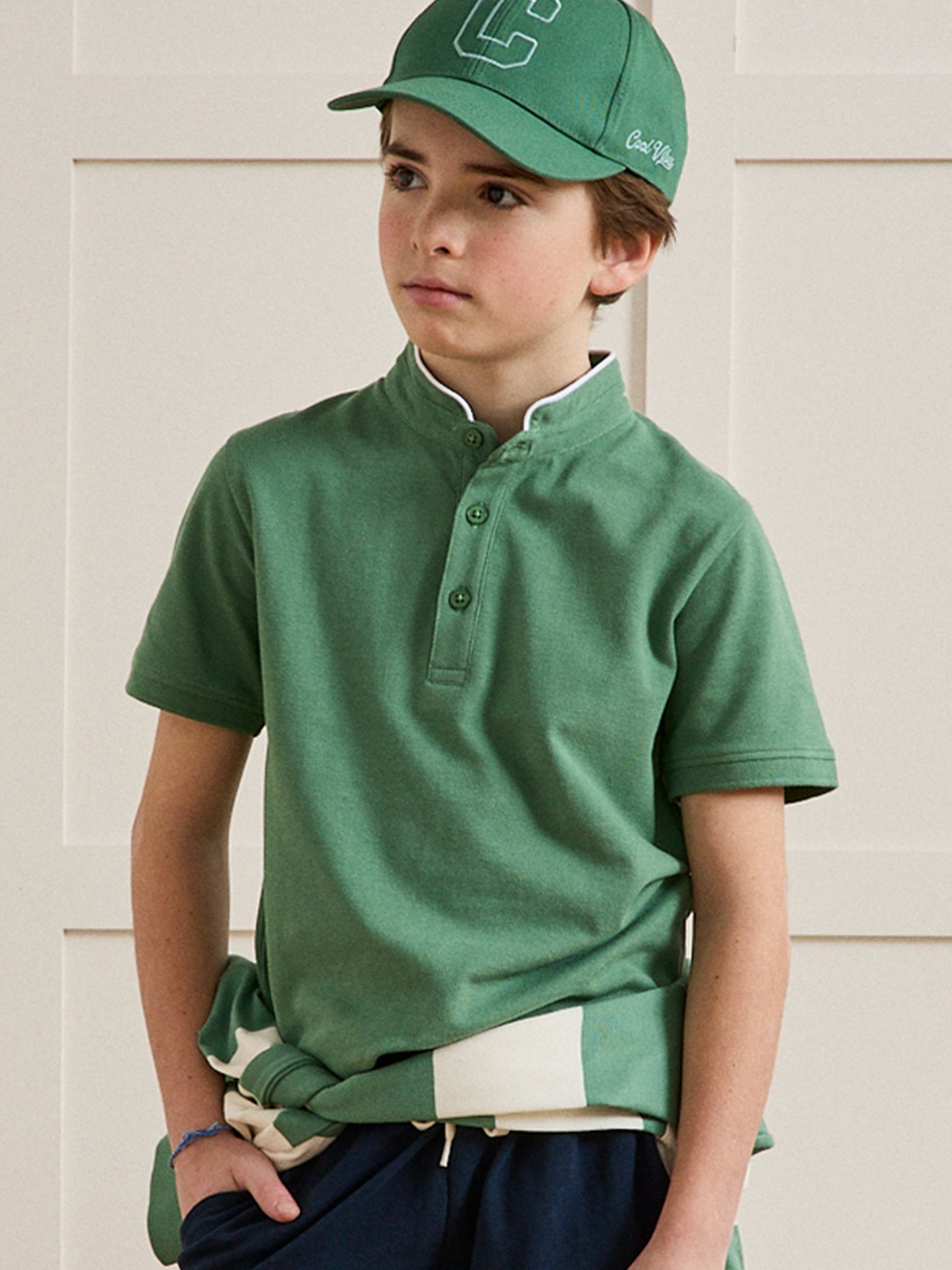 Jungen-Poloshirt – Bio-Baumwolle