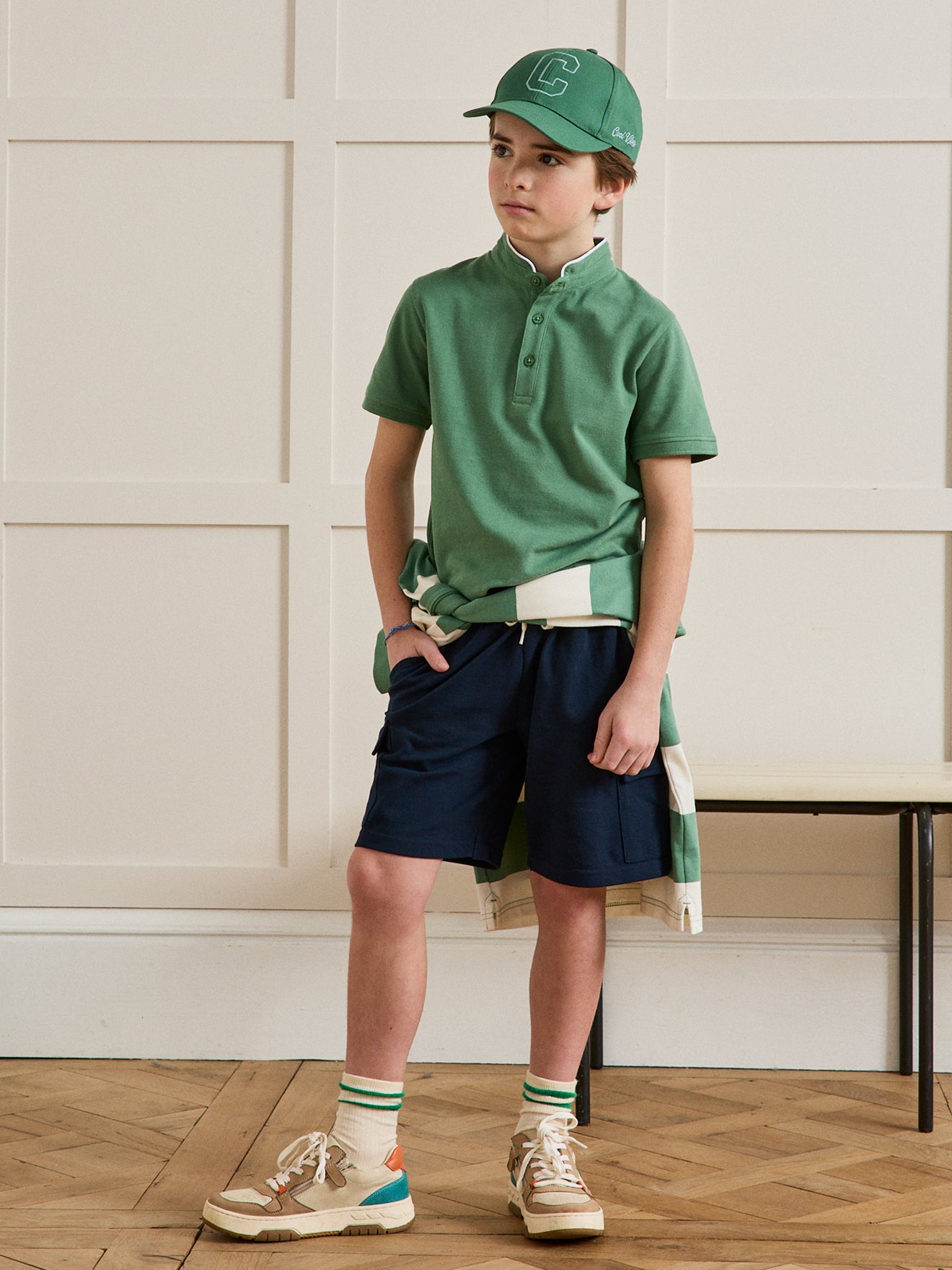 Jungen-Poloshirt – Bio-Baumwolle