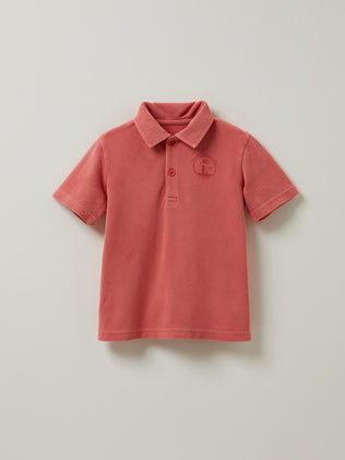 Jungen-Poloshirt aus Pikeestrick - Bio-Baumwolle