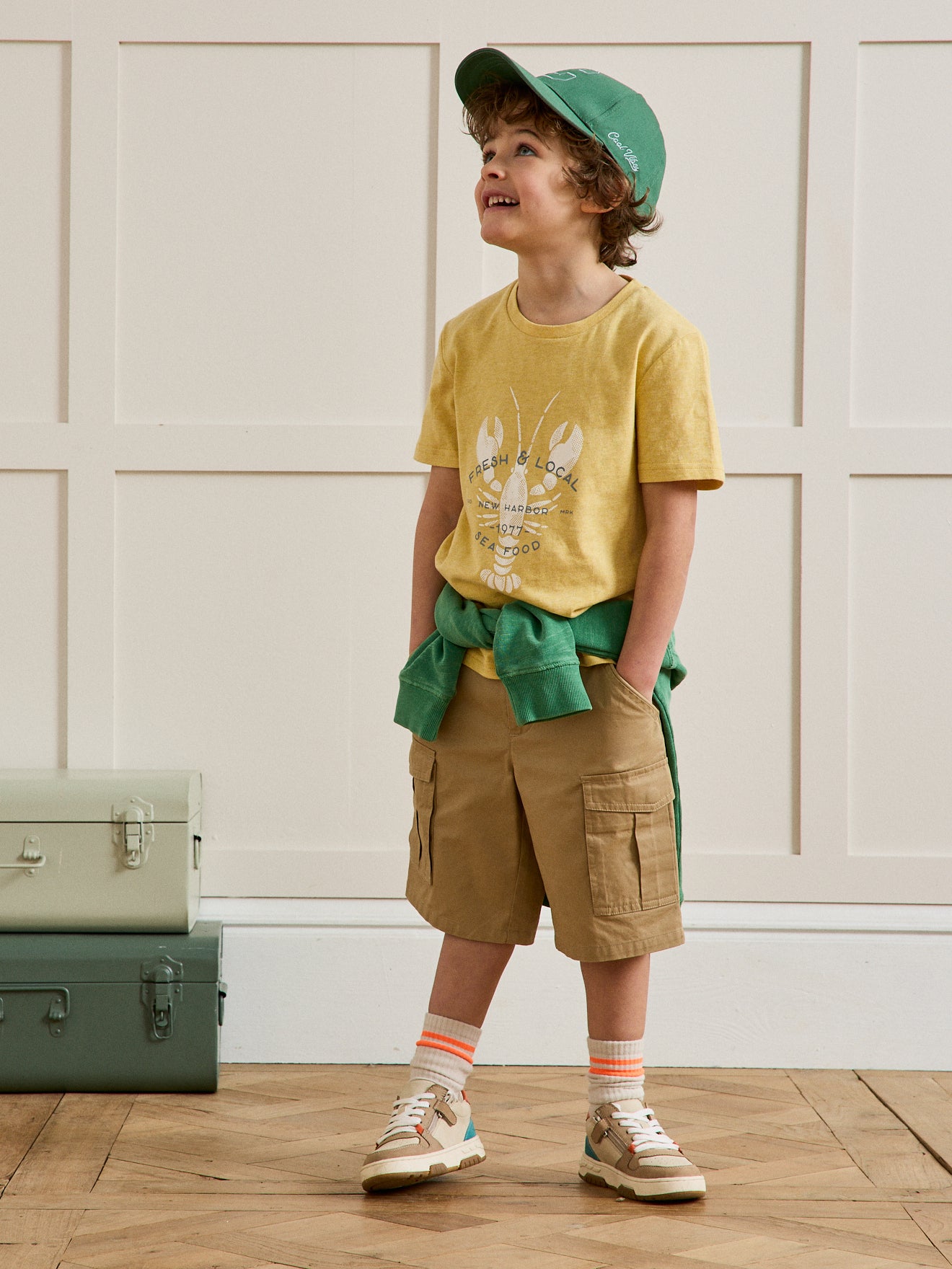 Jungen T-Shirt, meliert - Bio-Baumwolle
