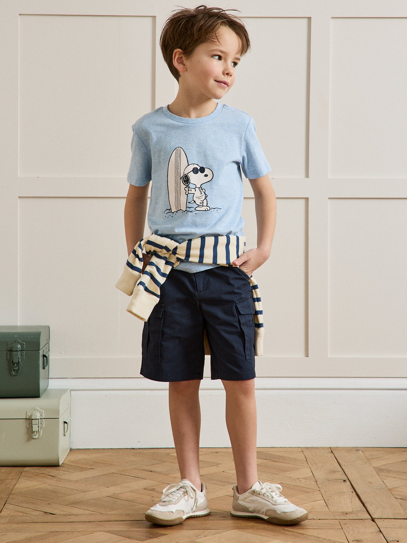 Kinder T-Shirt Cyrillus X PEANUTS™ – Snoopy-Kollektion