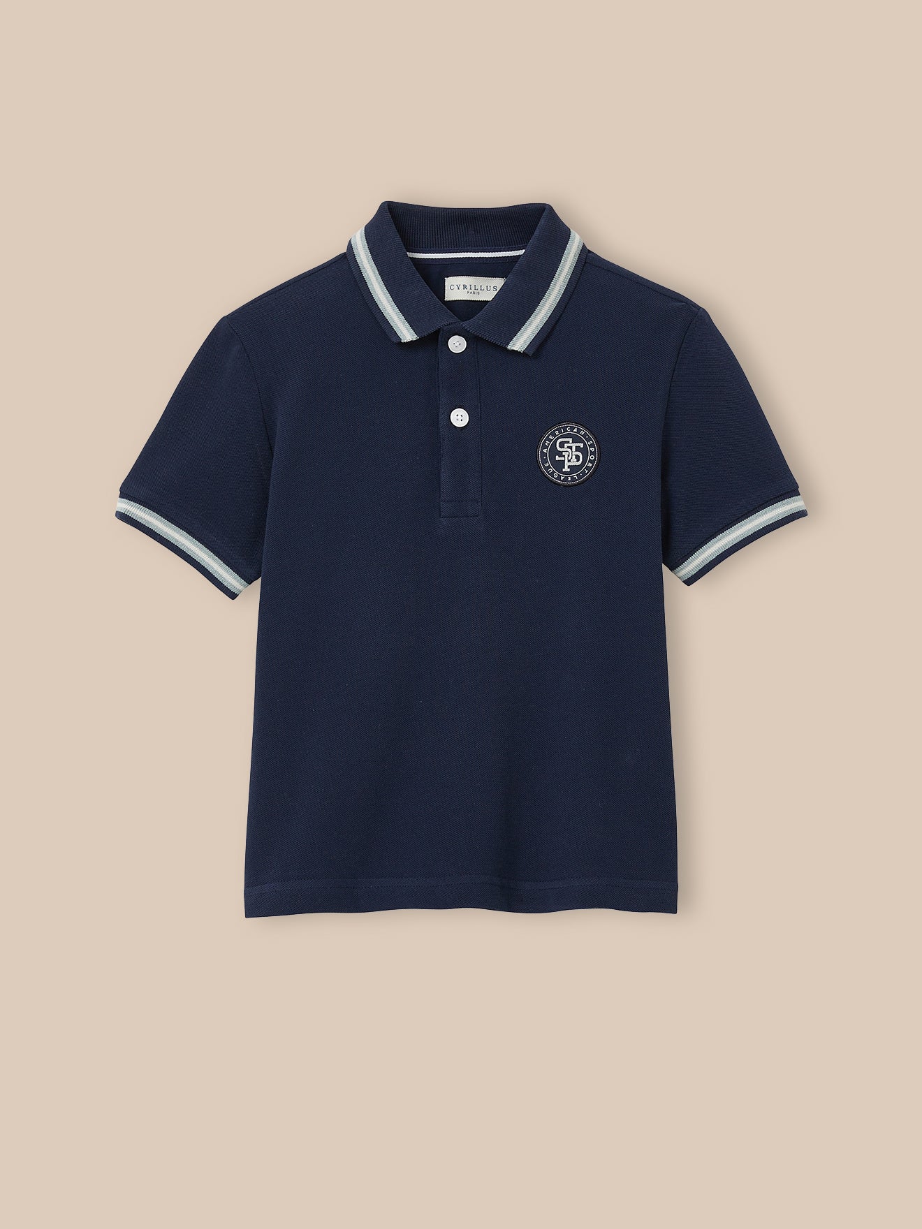 Jungen-Poloshirt aus Pikeestrick – Bio-Baumwolle