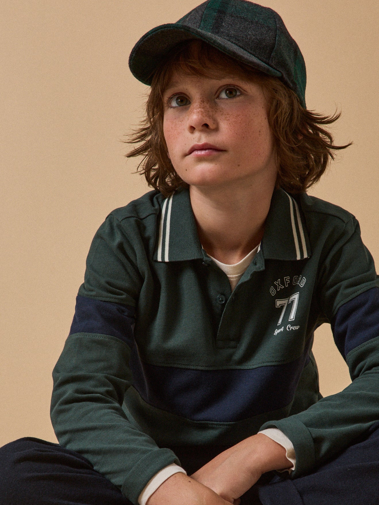 Jungen-Poloshirt aus Pikeestrick – Bio-Baumwolle