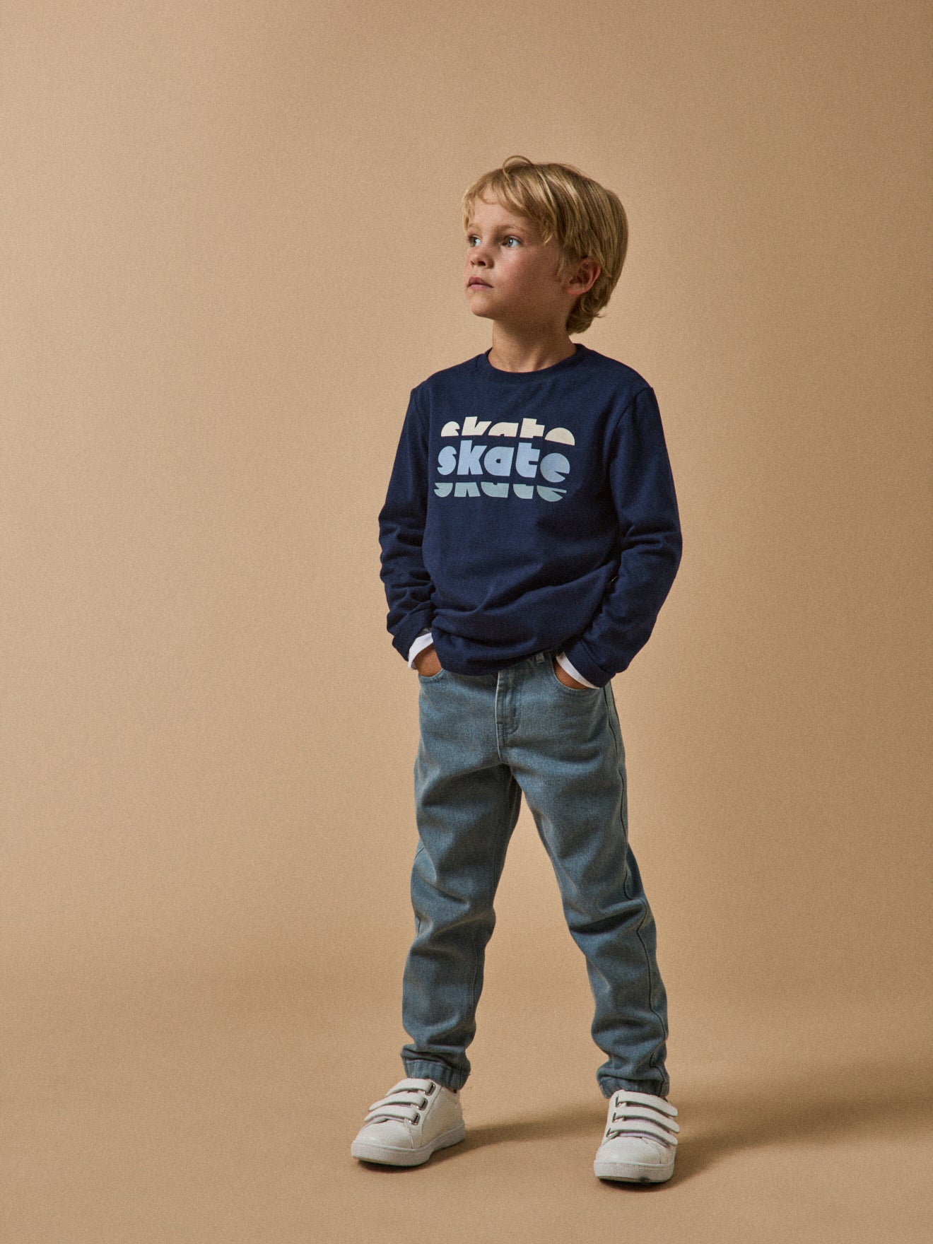 Jungen T-Shirt mit Druckmotiv – Bio-Baumwolle