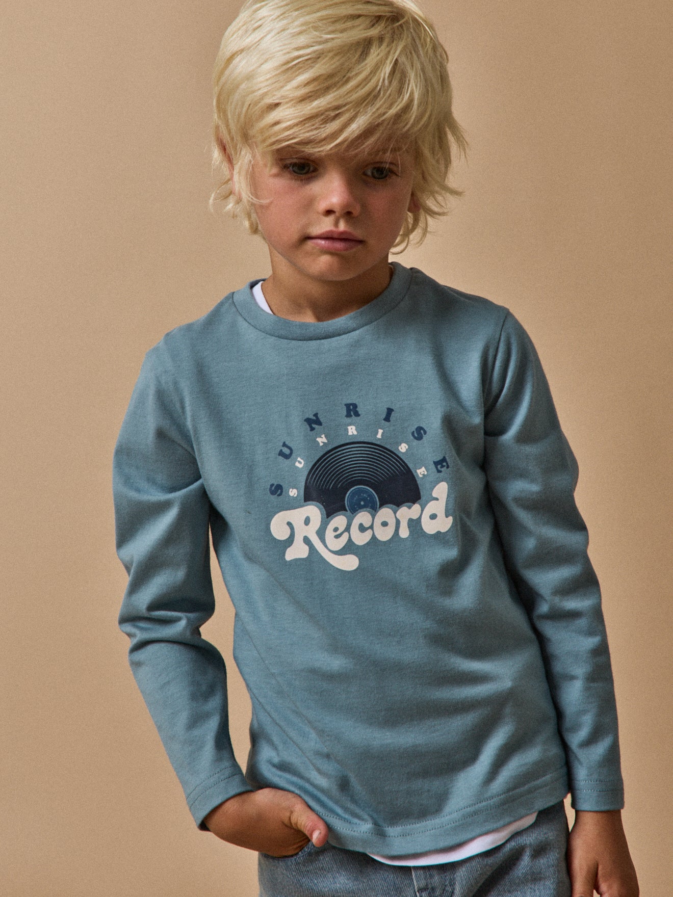 Jungen T-Shirt mit Druckmotiv – Bio-Baumwolle