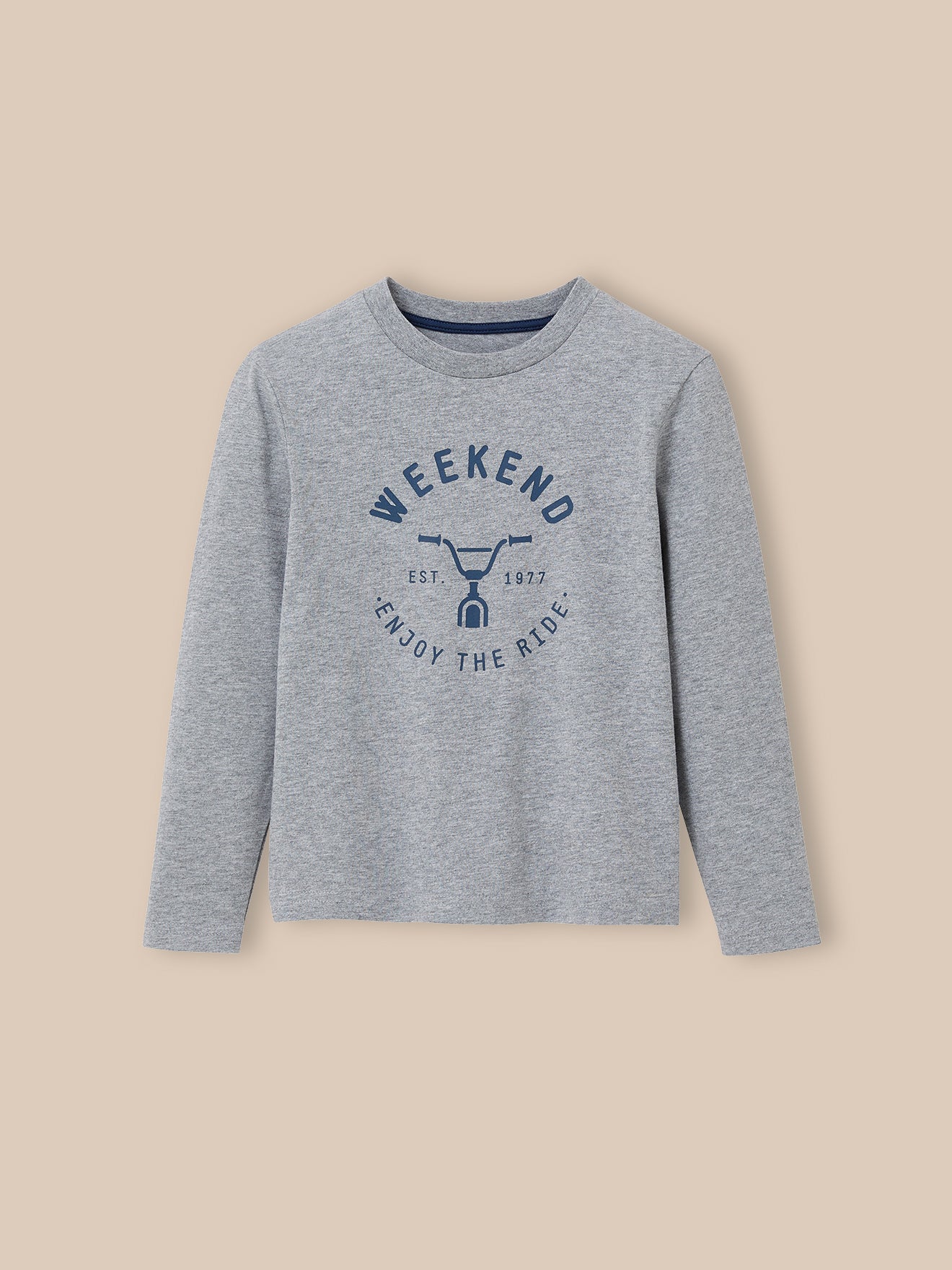 Jungen T-Shirt mit Druckmotiv – Bio-Baumwolle