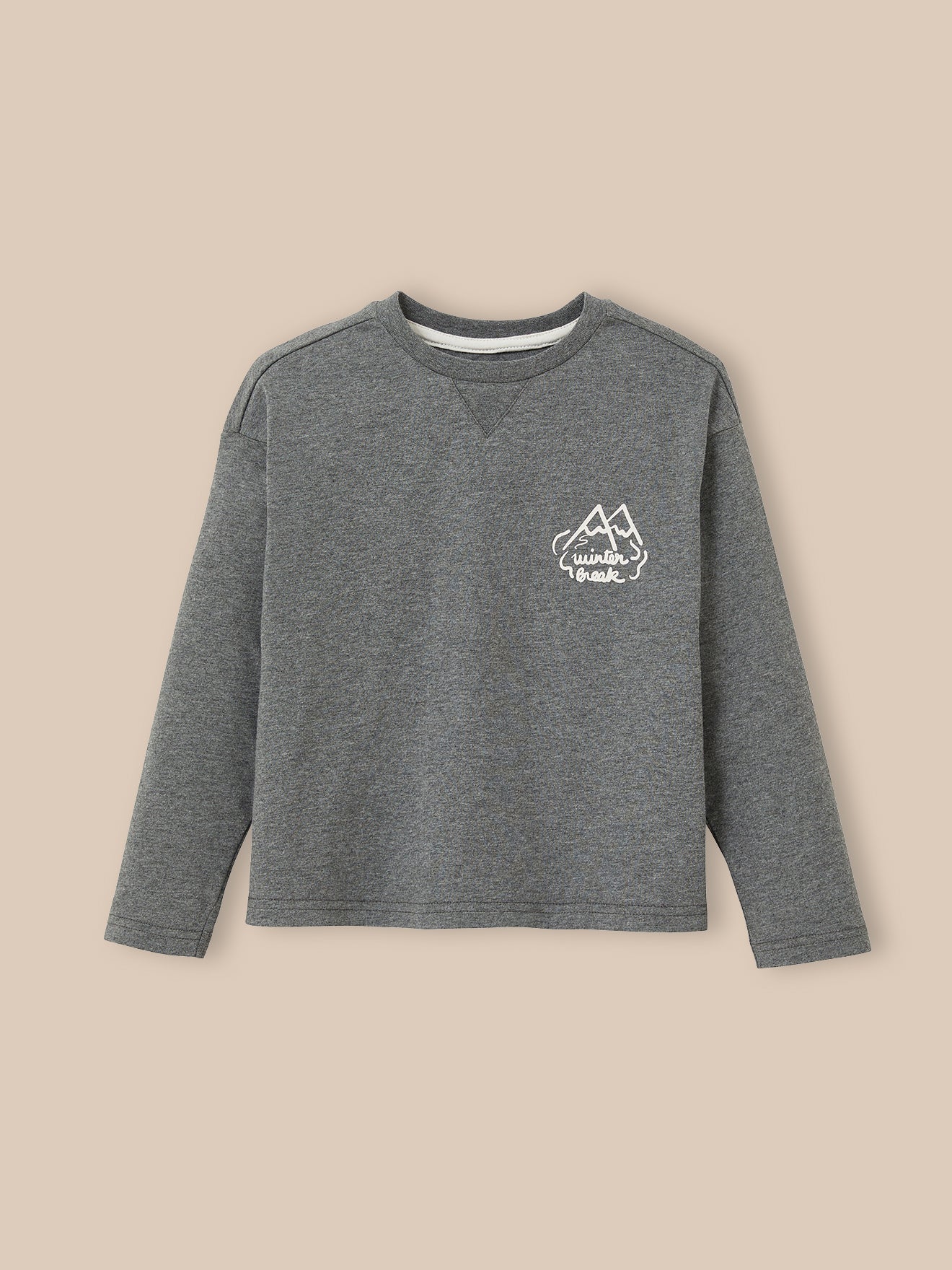 Jungen-Shirt aus dickem Jersey – Bio-Baumwolle