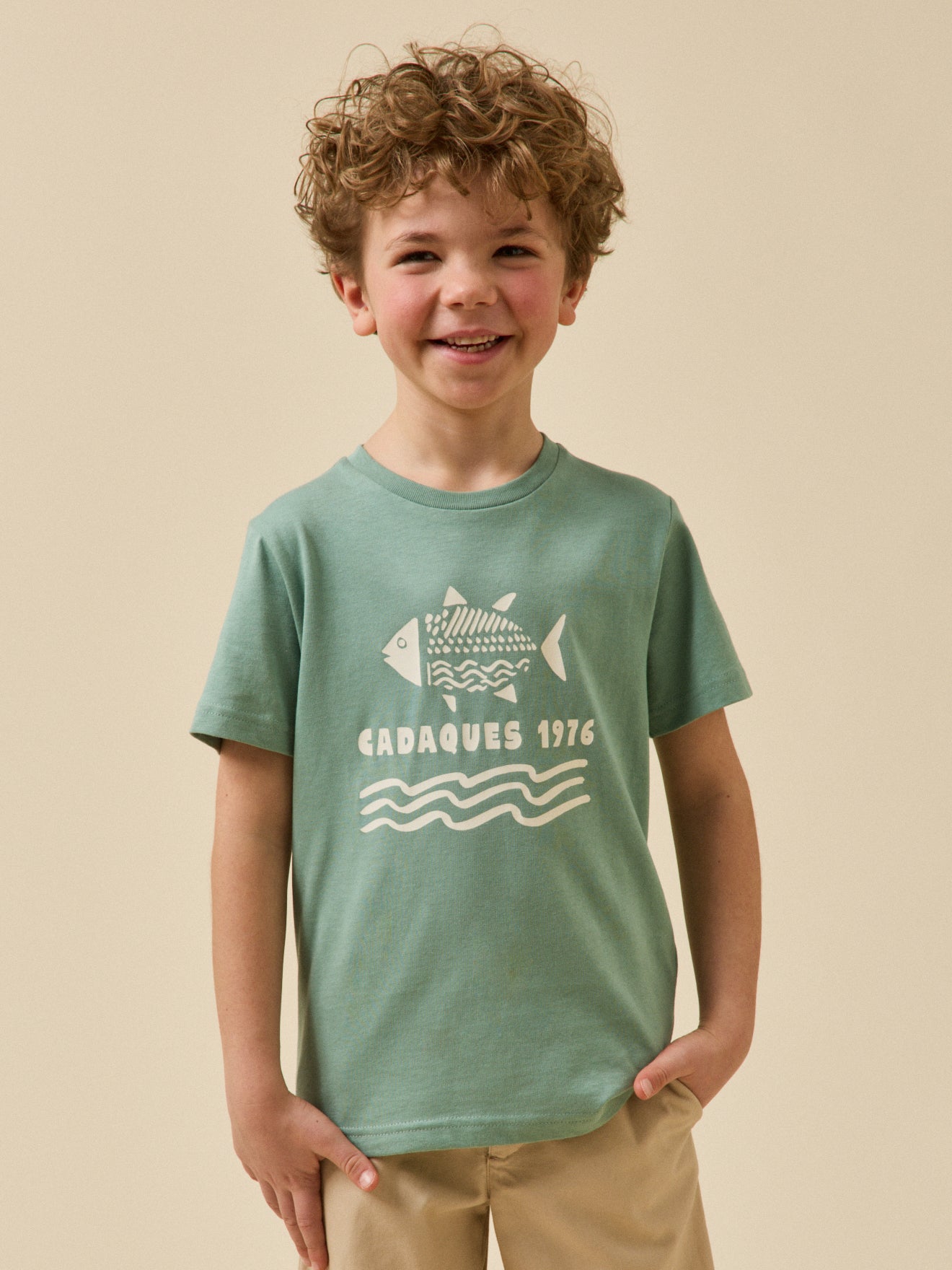 Jungen T-Shirt mit Druckmotiv – Bio-Baumwolle