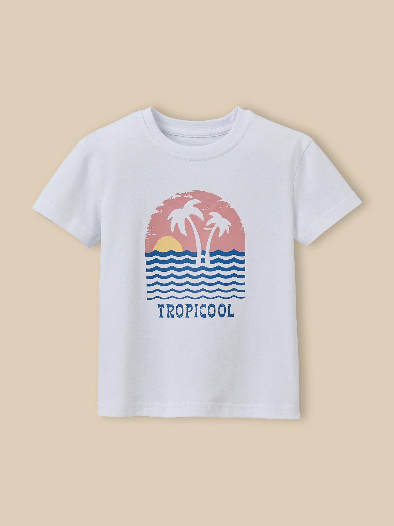 Jungen-T-Shirt « Tropicool » – Bio-Baumwolle