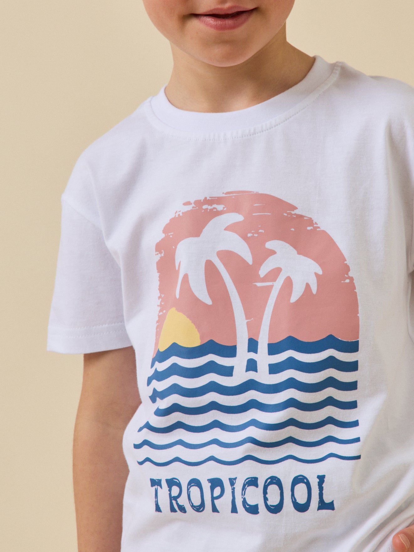 Jungen-T-Shirt « Tropicool » – Bio-Baumwolle