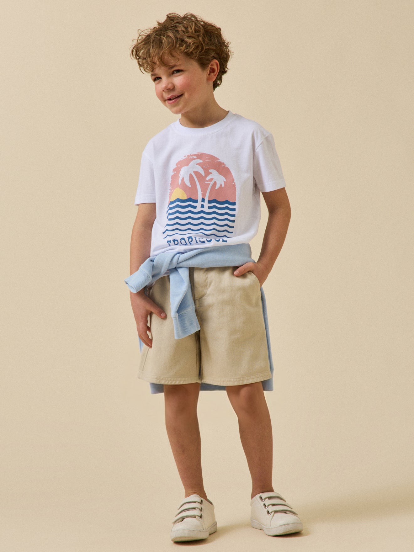 Jungen-T-Shirt « Tropicool » – Bio-Baumwolle