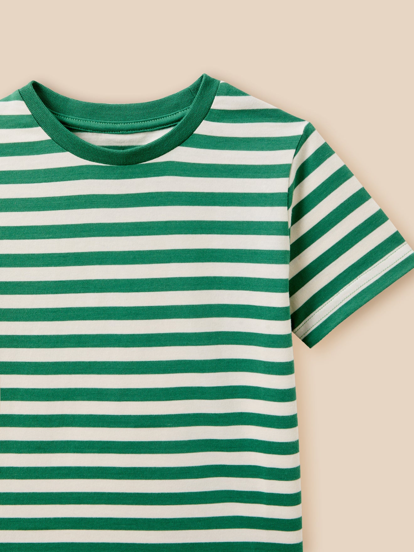 Jungen-T-Shirt mit Streifen – Bio-Baumwolle