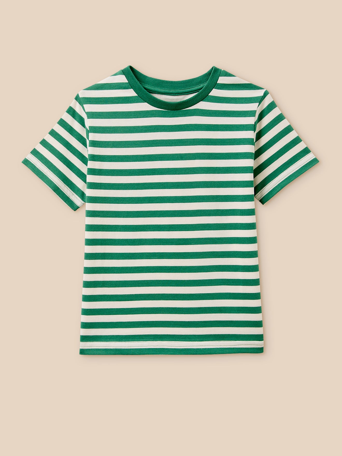 Jungen-T-Shirt mit Streifen – Bio-Baumwolle