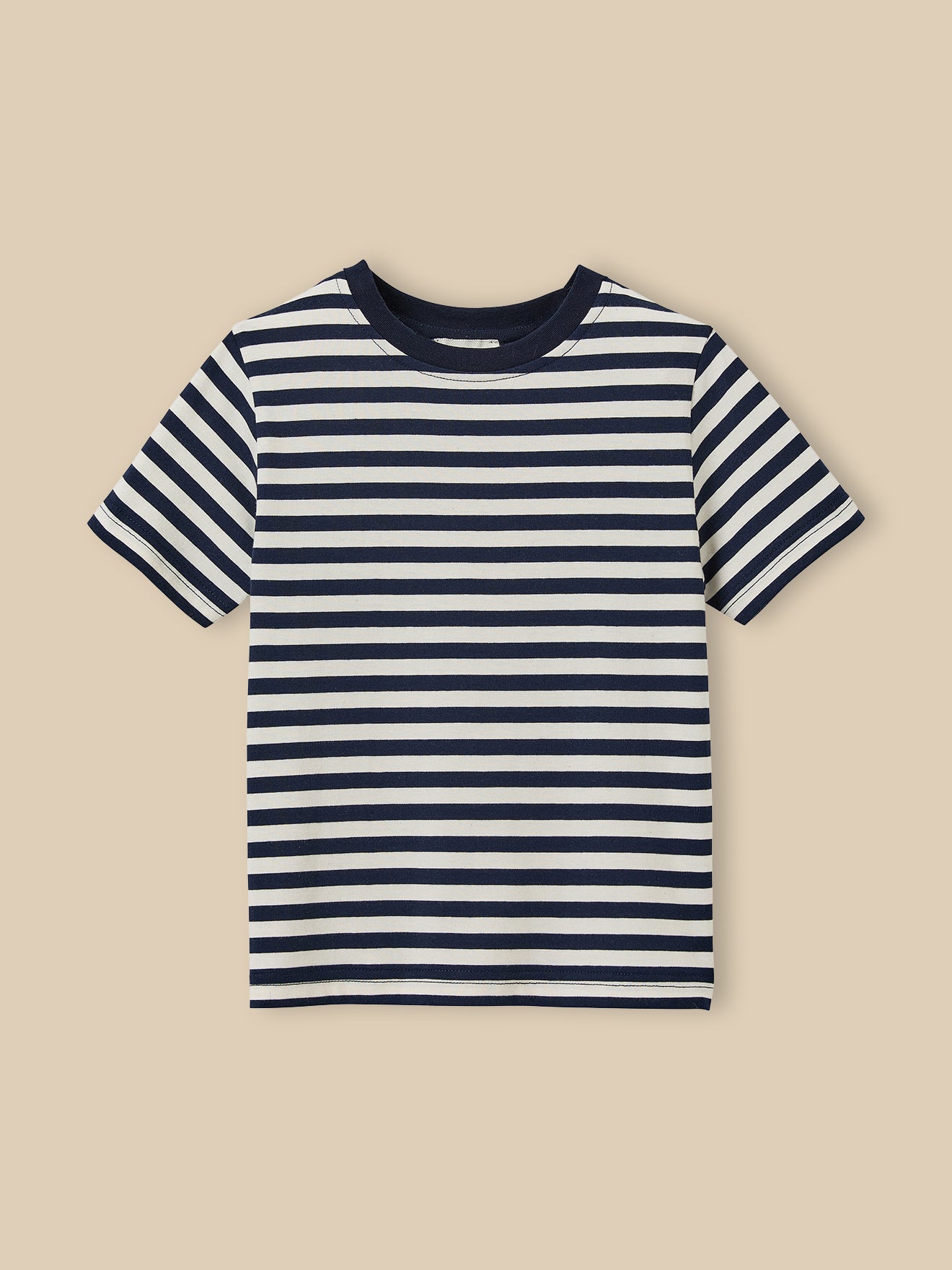 Jungen-T-Shirt mit Streifen – Bio-Baumwolle