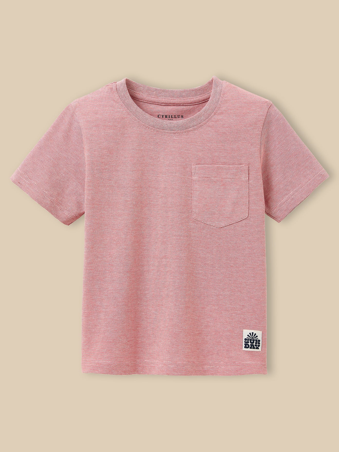 Jungen T-Shirt mit Streifen – Bio-Baumwolle