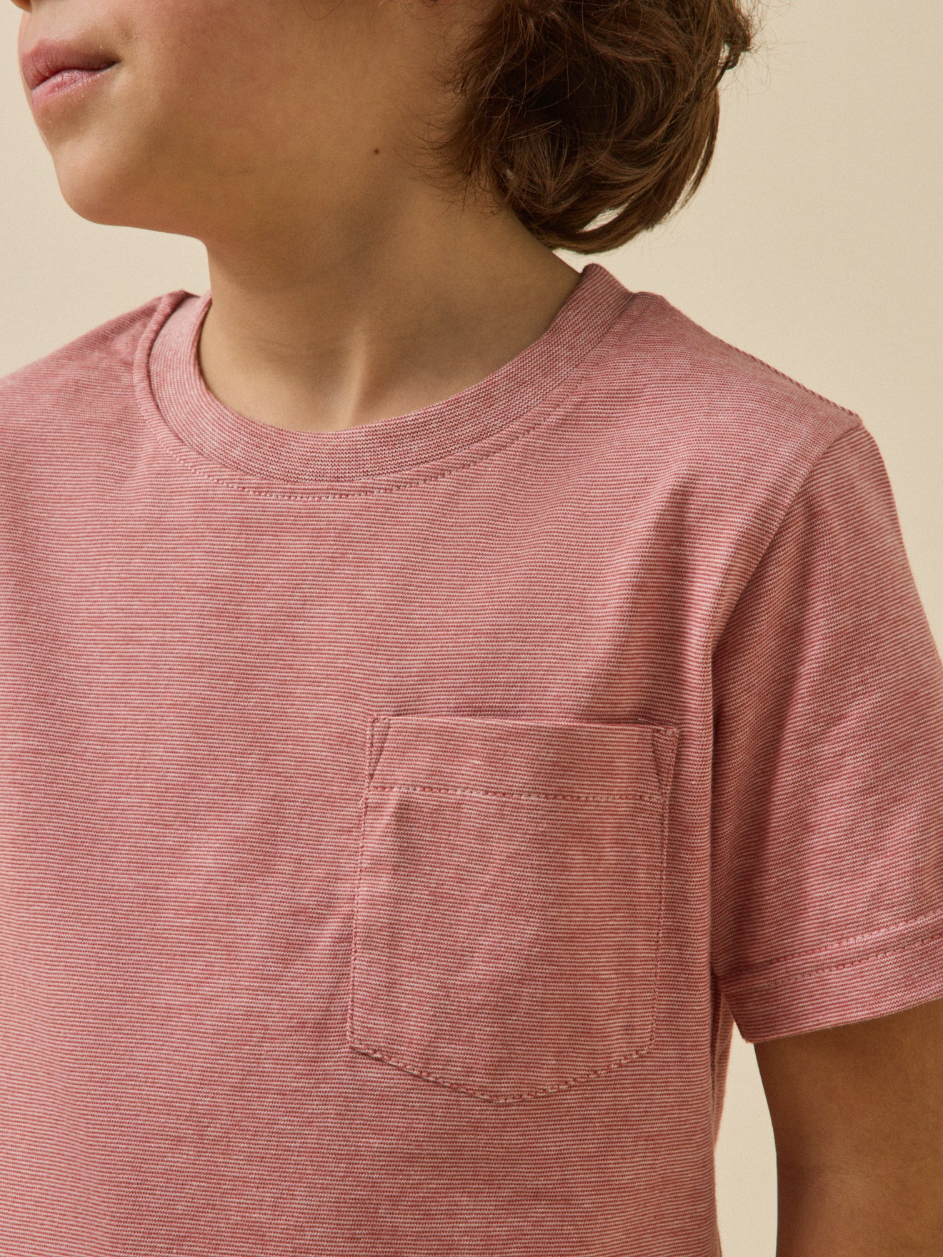 Jungen T-Shirt mit Streifen – Bio-Baumwolle