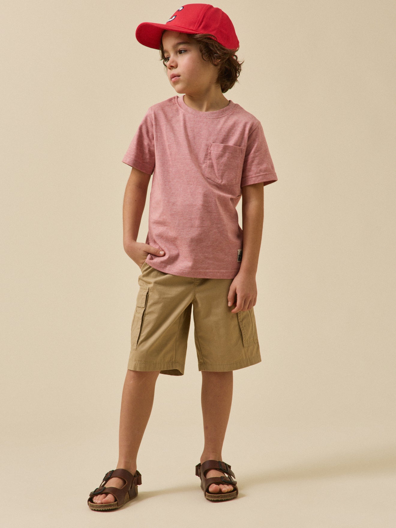 Jungen T-Shirt mit Streifen – Bio-Baumwolle
