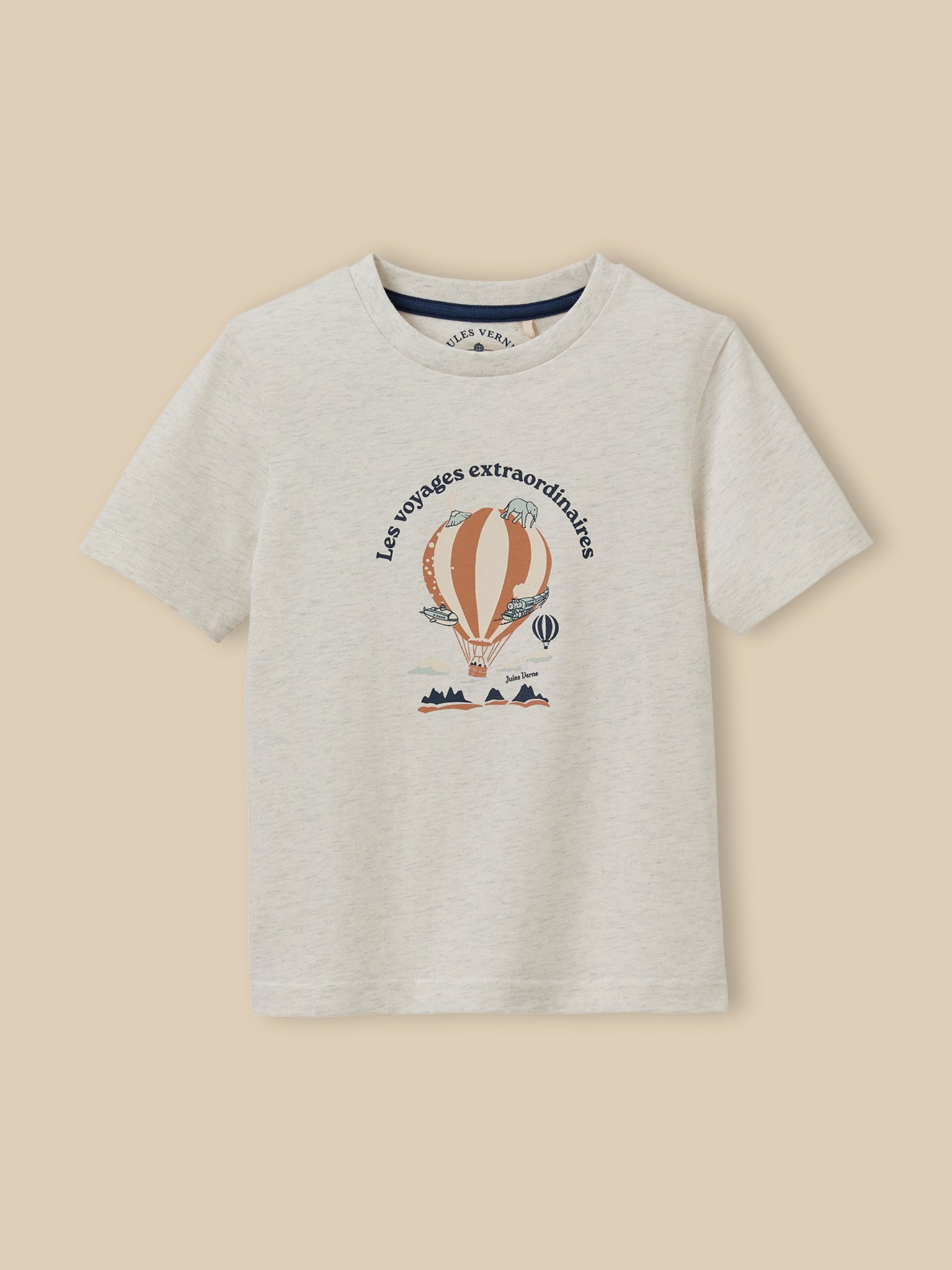 Kinder T-Shirt aus der Jules Verne Kollektion – Bio-Baumwolle