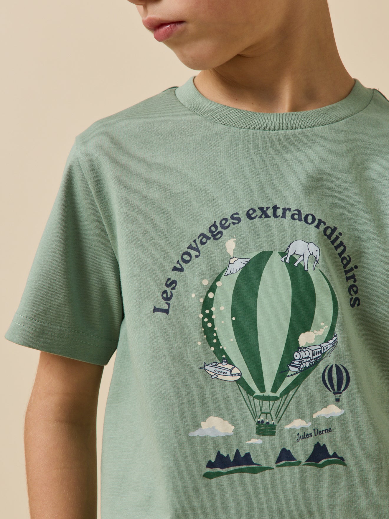 T-shirt Enfant Collection Jules Verne - Coton biologique