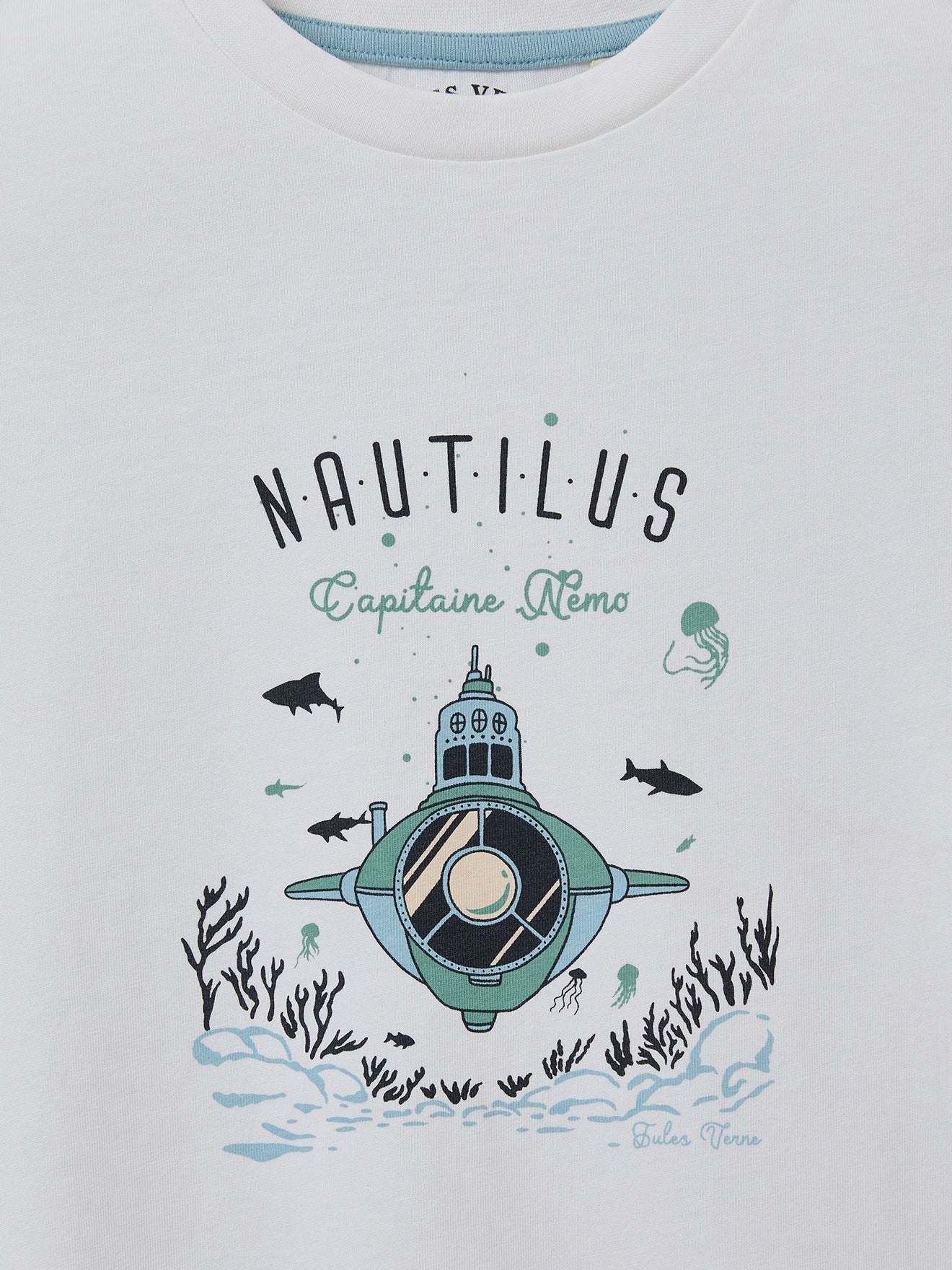 Kinder T-Shirt aus der Jules Verne Kollektion – Bio-Baumwolle