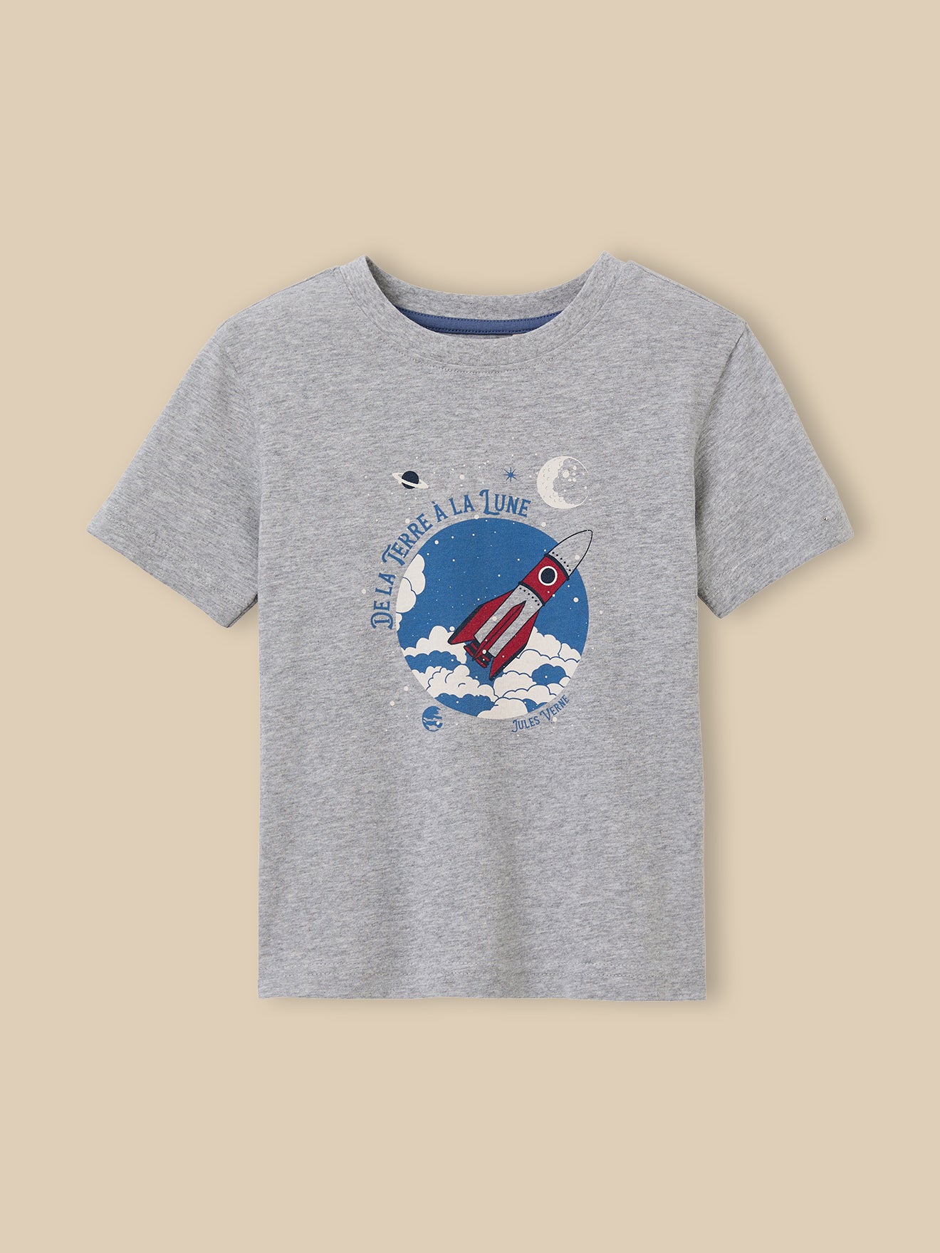 Kinder T-Shirt aus der Jules Verne Kollektion – Bio-Baumwolle