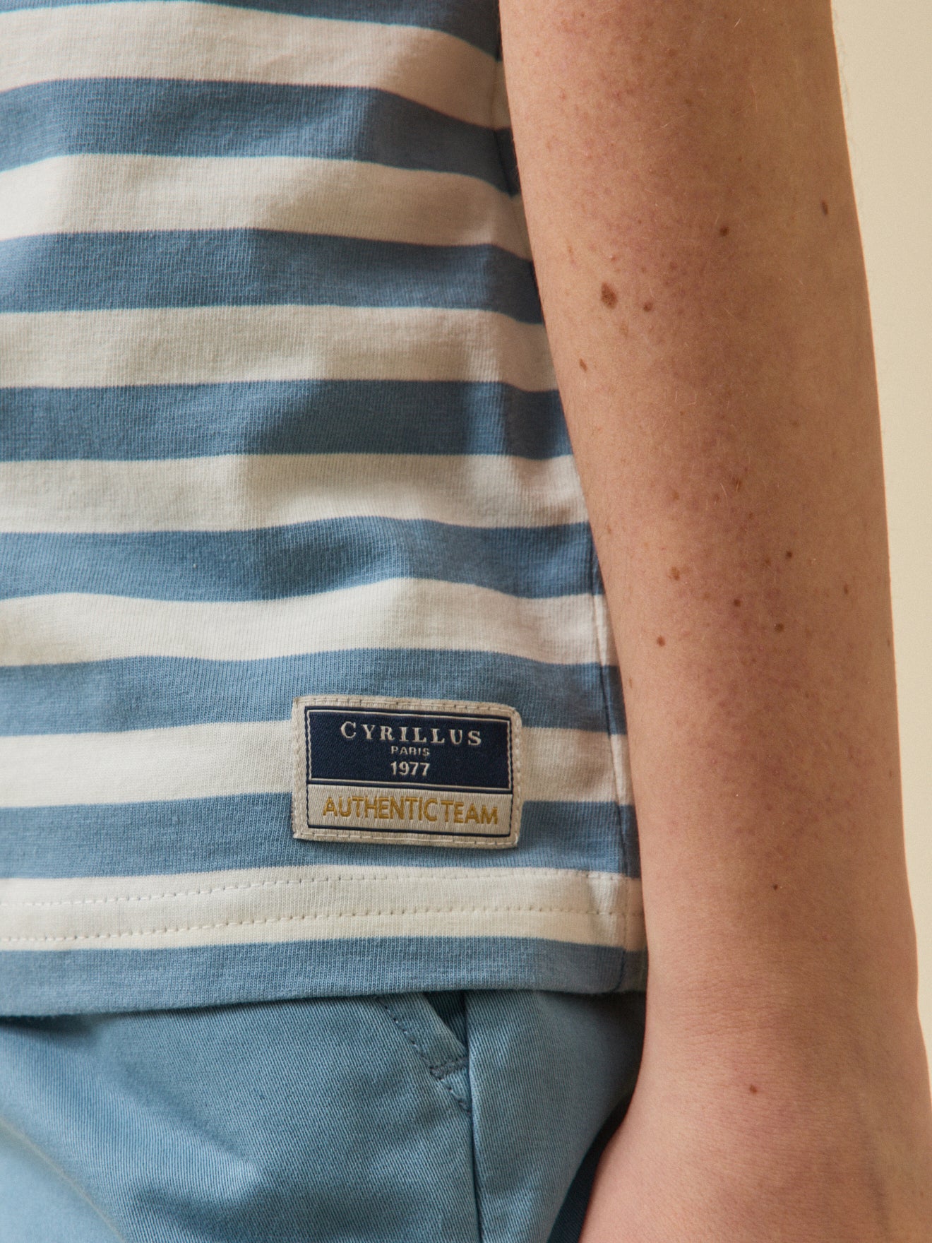 Jungen-Poloshirt, gestreift – Bio-Baumwolle