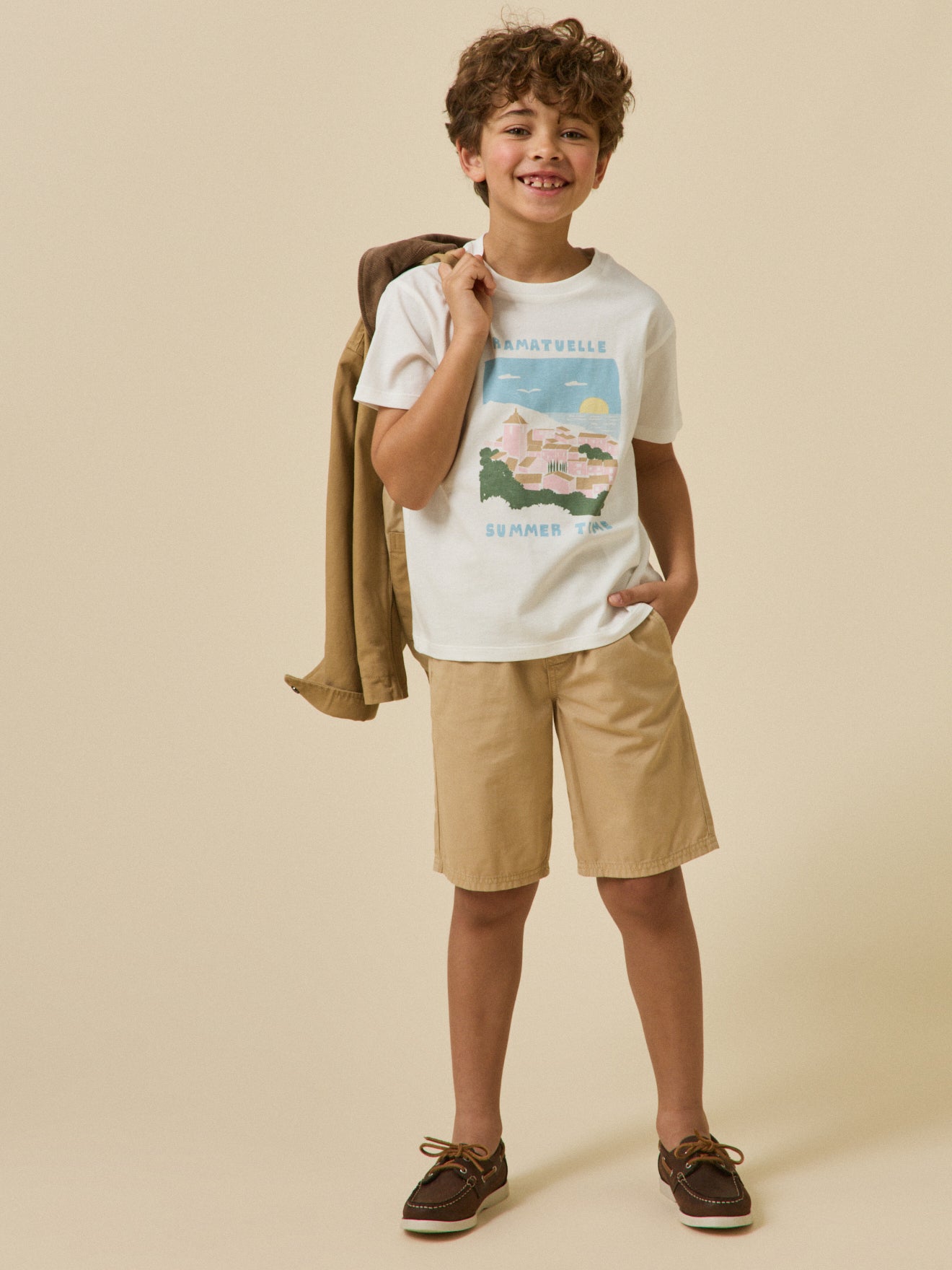 Jungen-T-Shirt « Ramatuelle » – Bio-Baumwolle