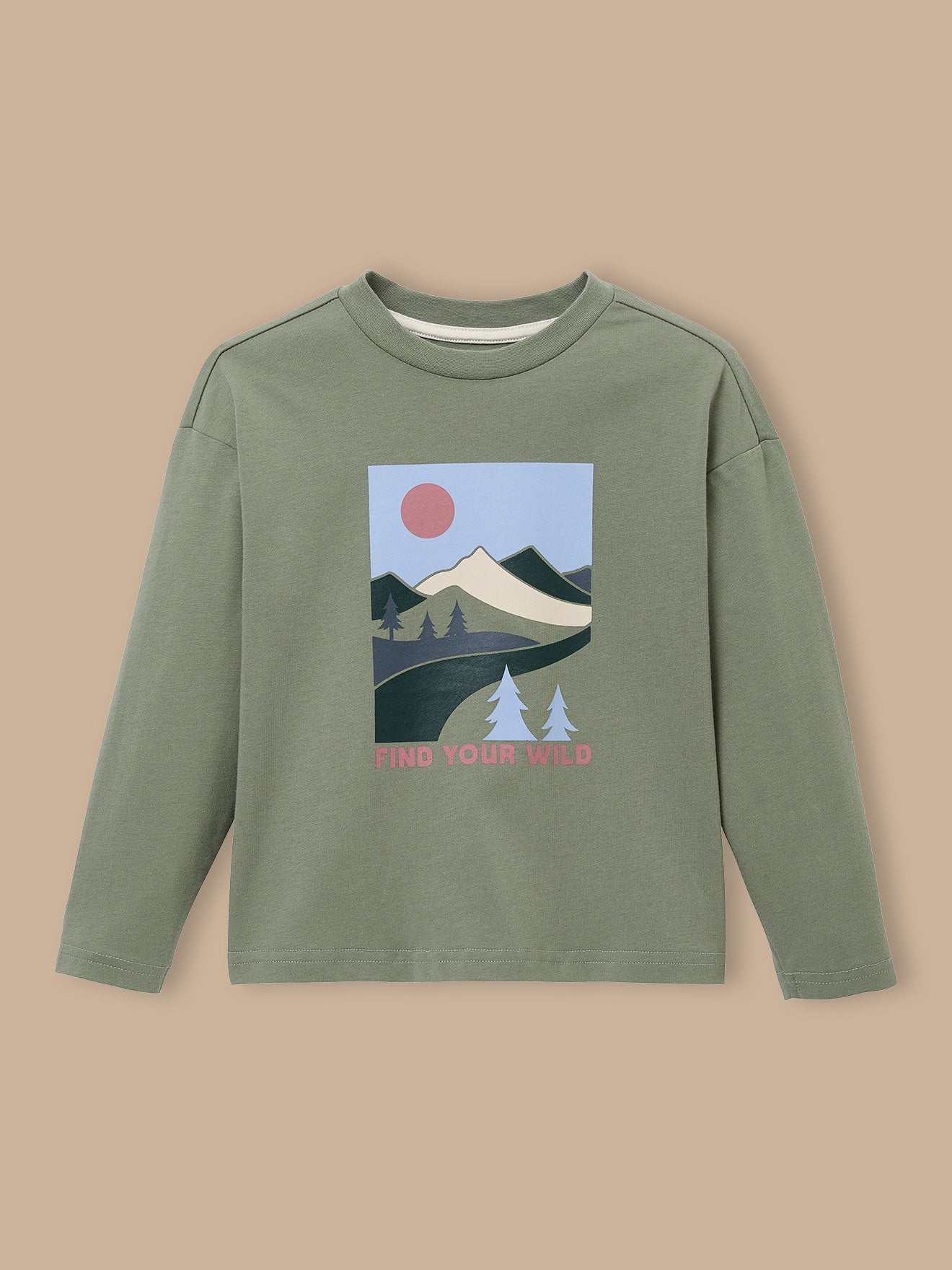 Jungen-Shirt mit Druckmotiv in Oversize-Schnitt