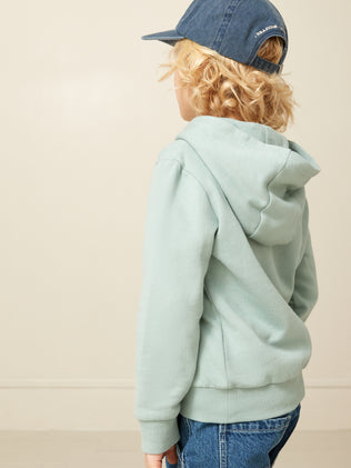 Jungen-Sweatshirt mit Kapuze - Bio-Baumwolle