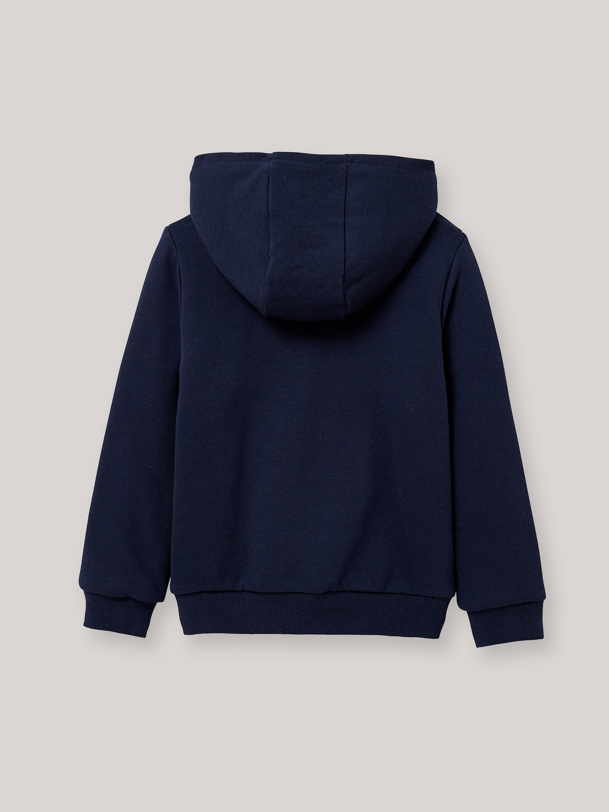 Jungen-Sweatjacke mit Reissverschluss und Sherpa-Futter