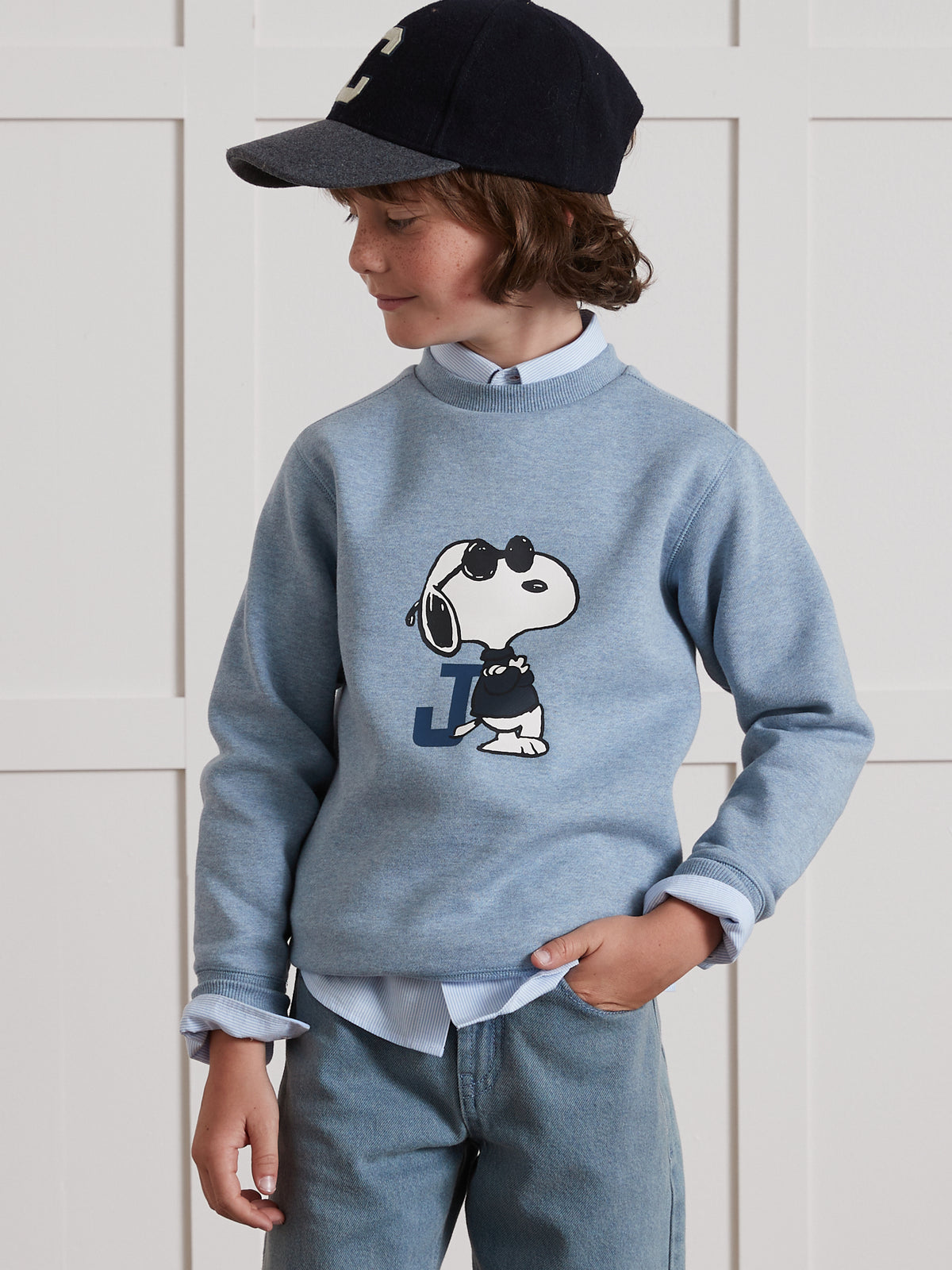 Sweat Enfant Cyrillus x PEANUTS(TM) Collection Snoopy