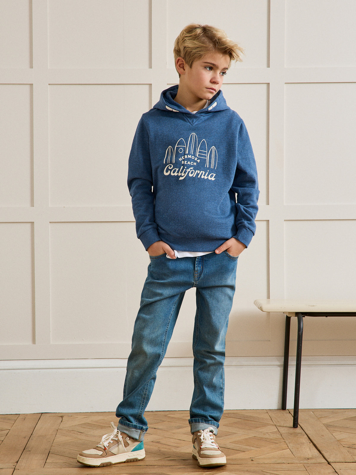 Sweat à capuche Garçon - Coton biologique