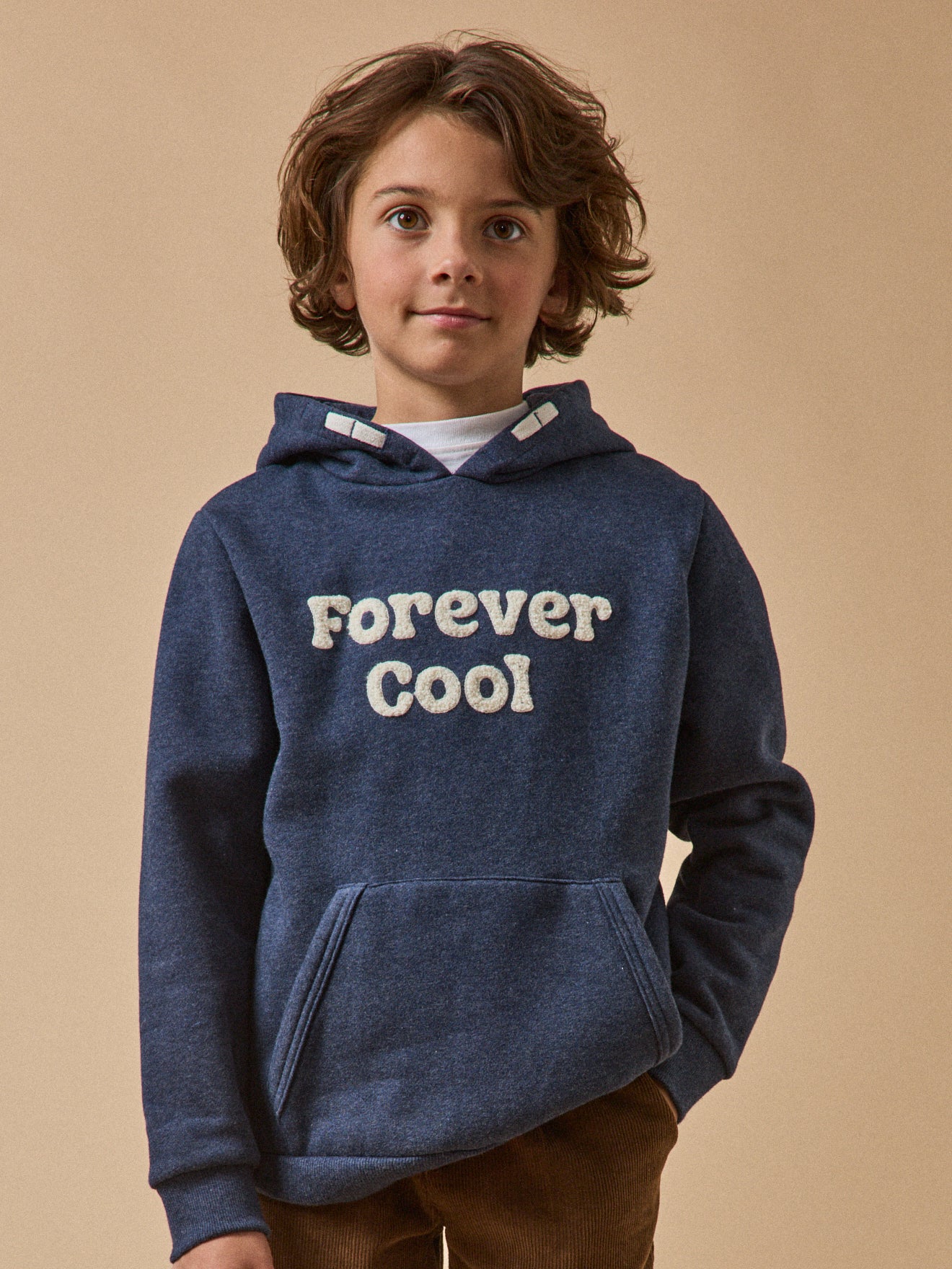 Jungen-Sweatshirt mit Kapuze