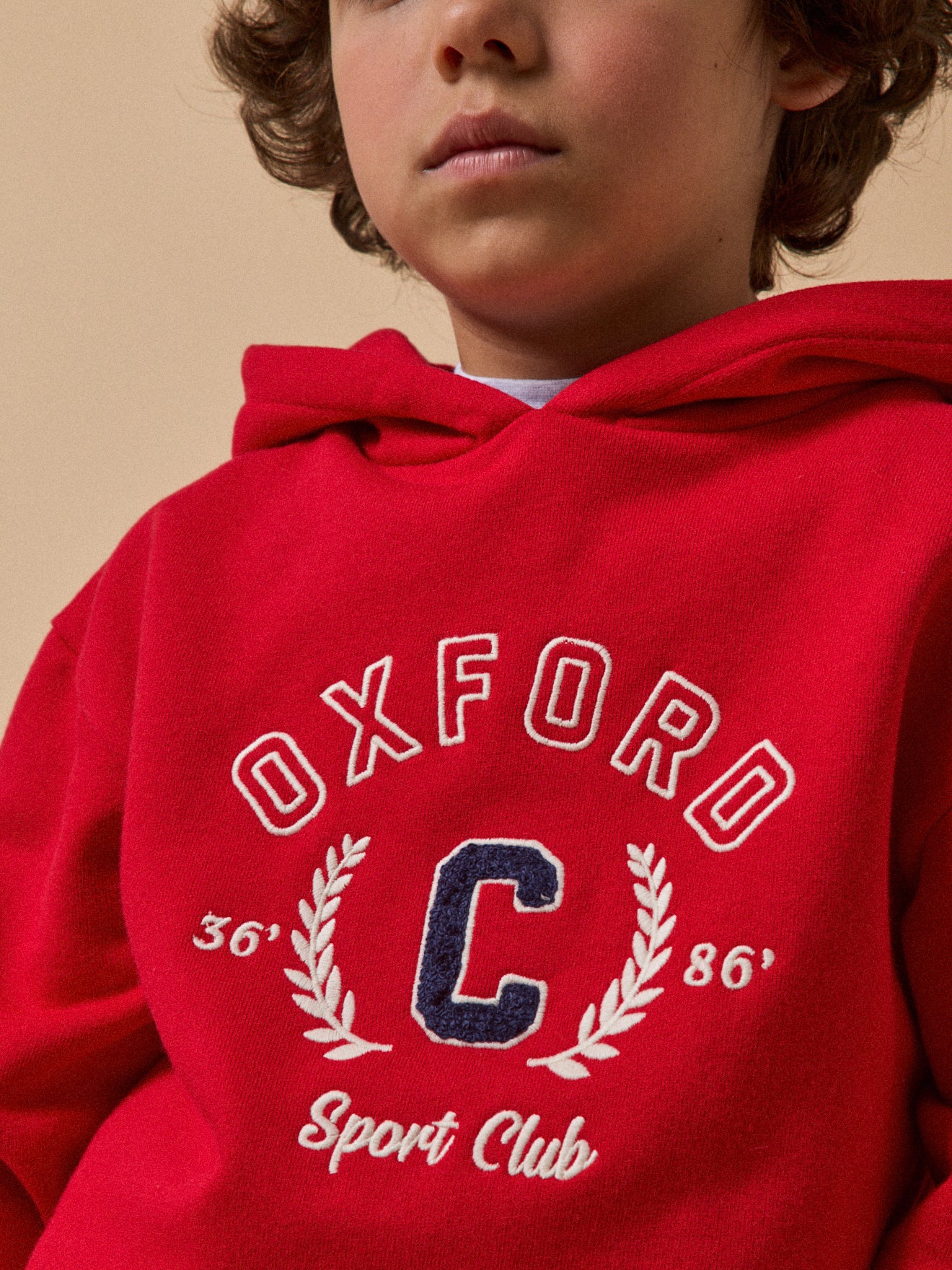 Jungen-Sweatshirt mit Stickerei – Bio-Baumwolle