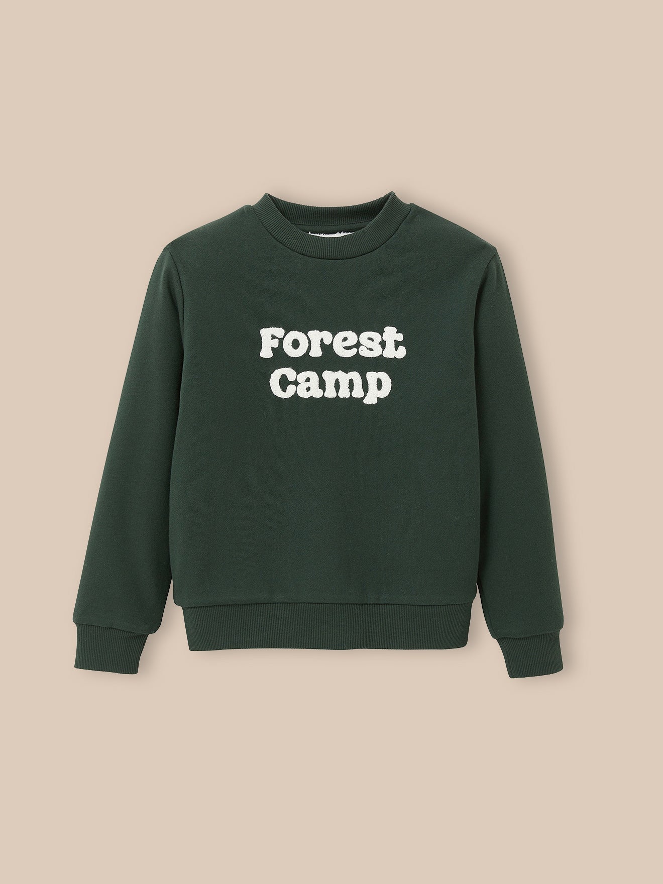 Jungen-Sweatshirt mit Sherpa-Futter