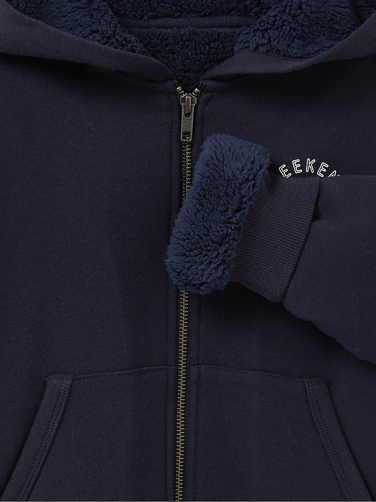 Cardigan zippé doublé sherpa Garçon