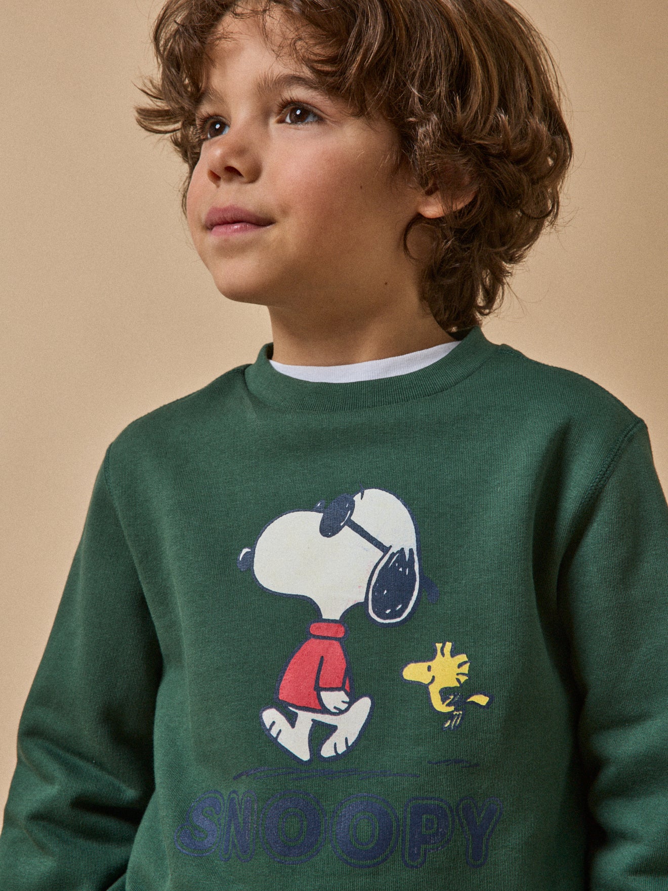 Kinder-Sweatshirt Cyrillus X PEANUTS(TM) – Snoopy Kollektion