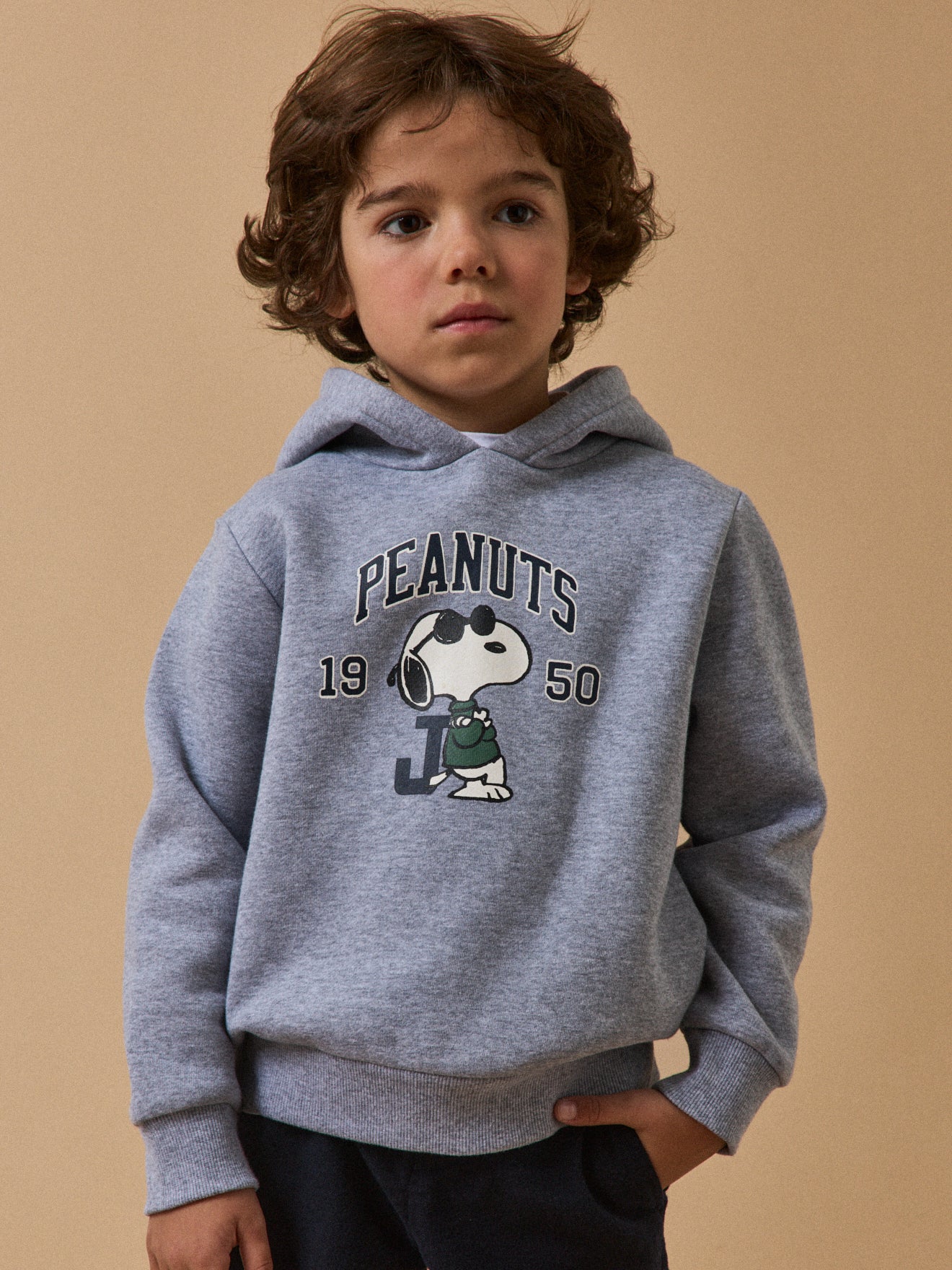 Kinder-Sweatshirt mit Kapuze Cyrillus X PEANUTS(TM) – Snoopy Kollektion