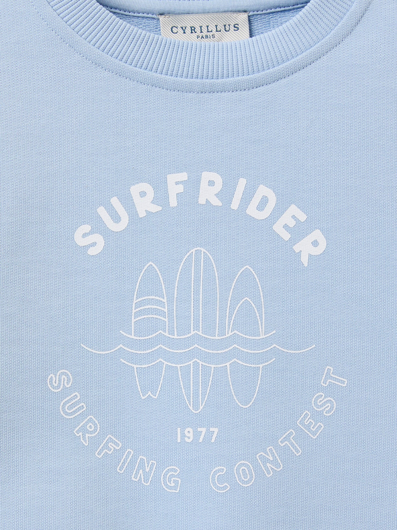 Jungen-Sweatshirt im Surf-Look – Bio-Baumwolle