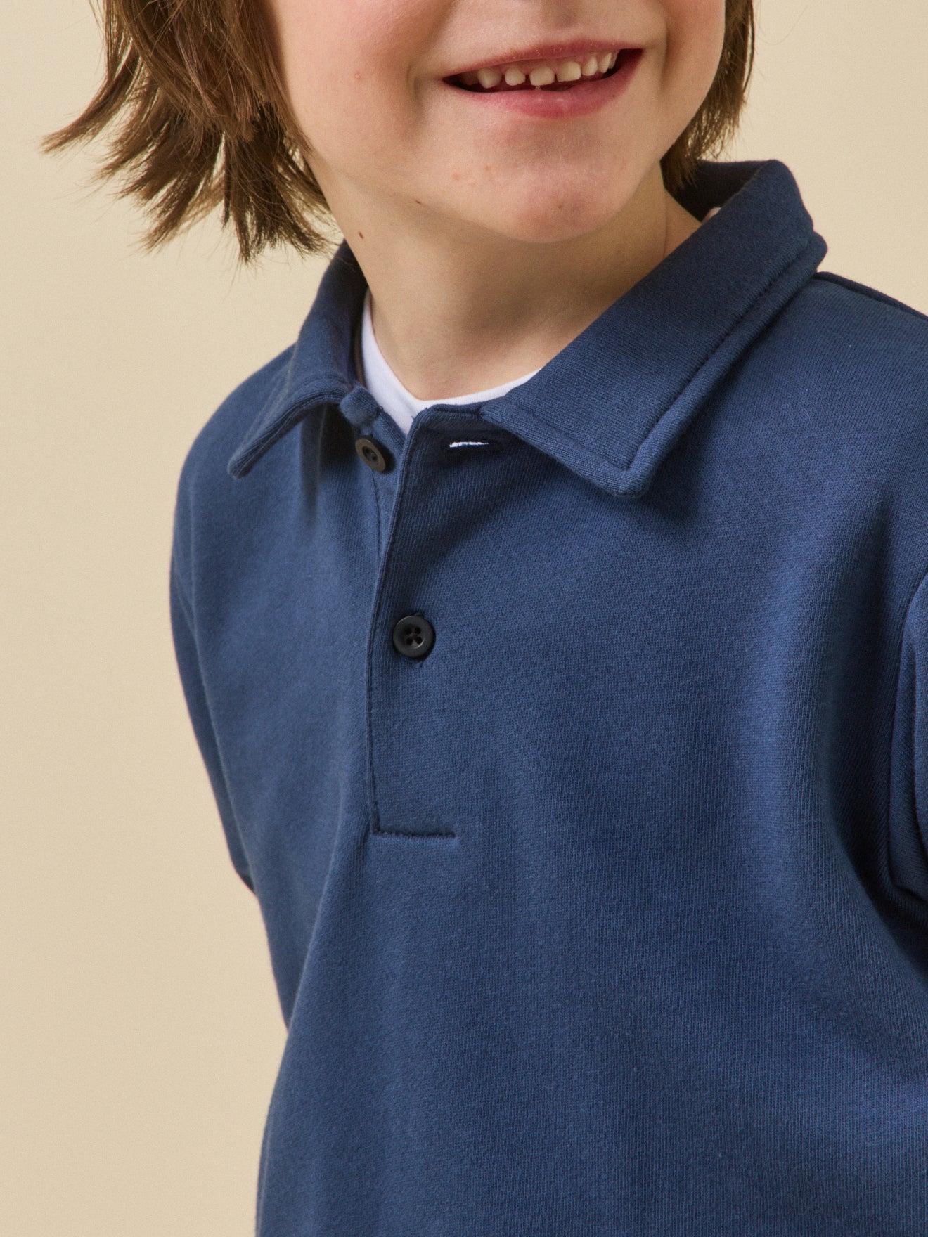 Sweat-polo Garçon - Coton biologique