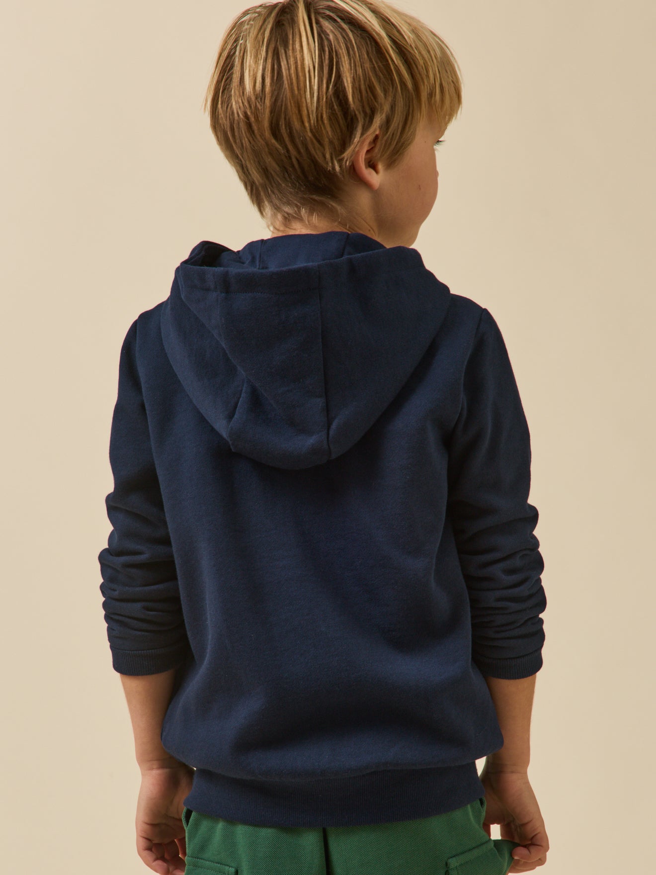 Jungen-Sweatshirt mit Kapuze – Bio-Baumwolle