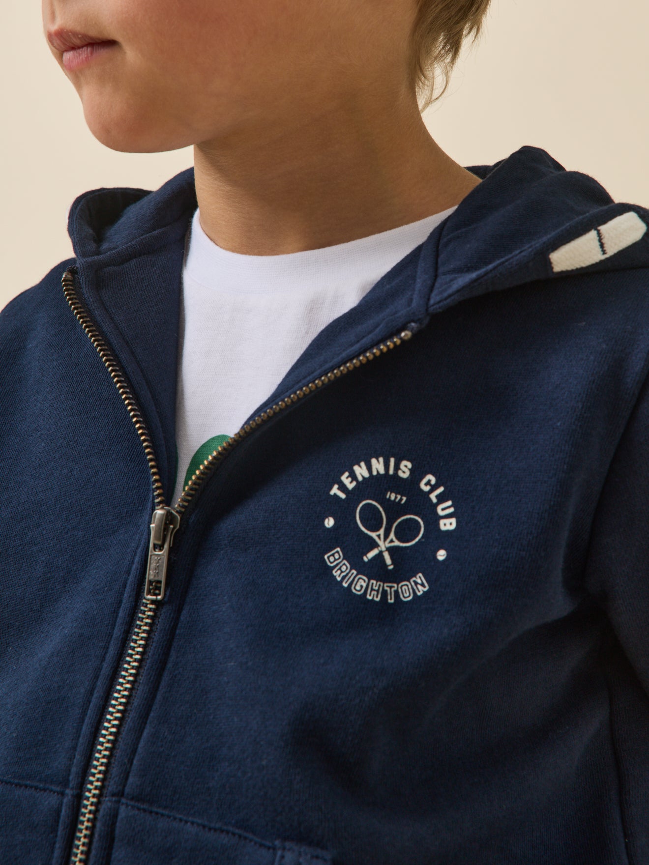 Jungen-Sweatshirt mit Kapuze – Bio-Baumwolle