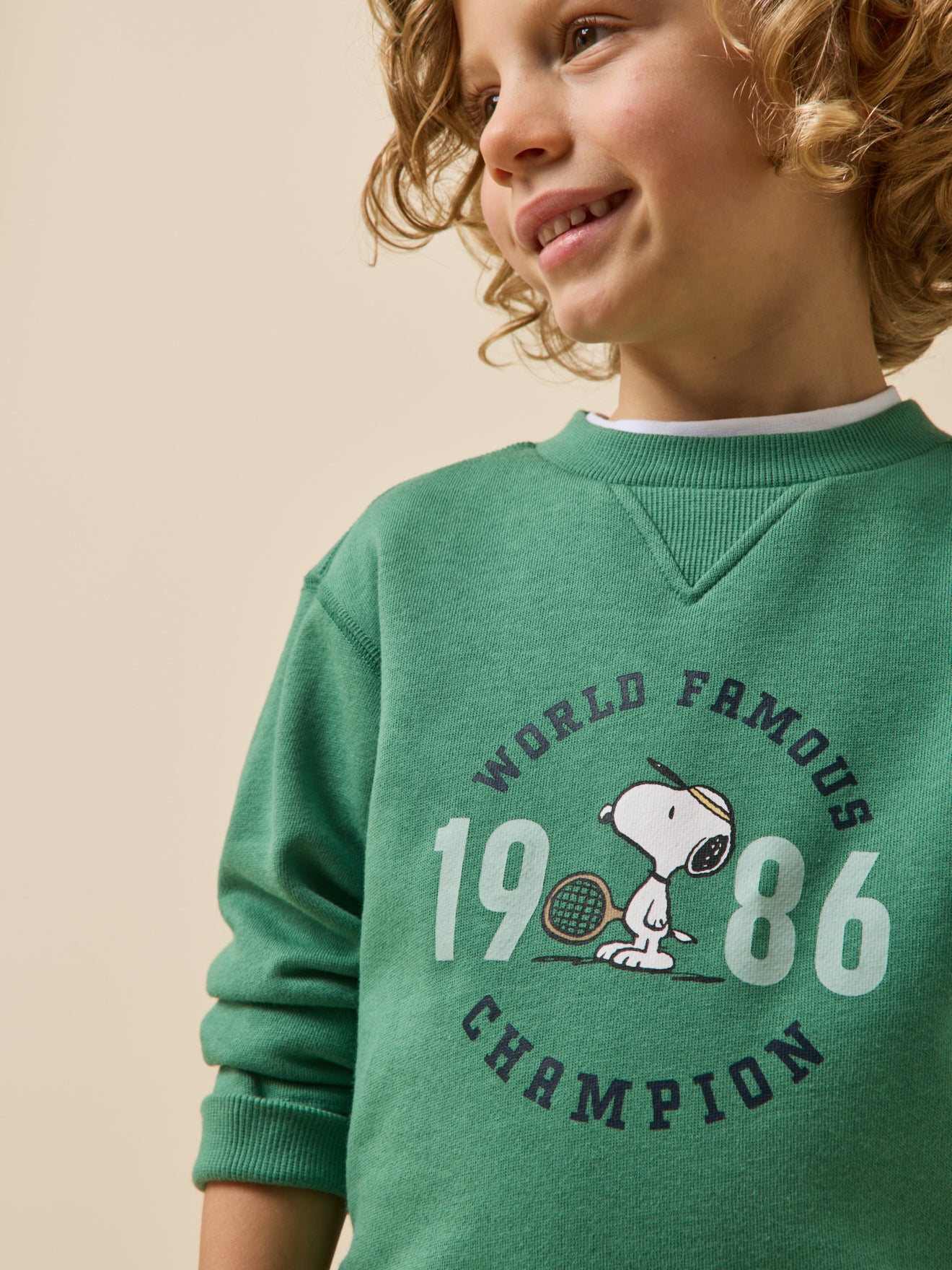 Kinder-Sweatshirt Cyrillus x PEANUTS(TM) – Snoopy Kollektion