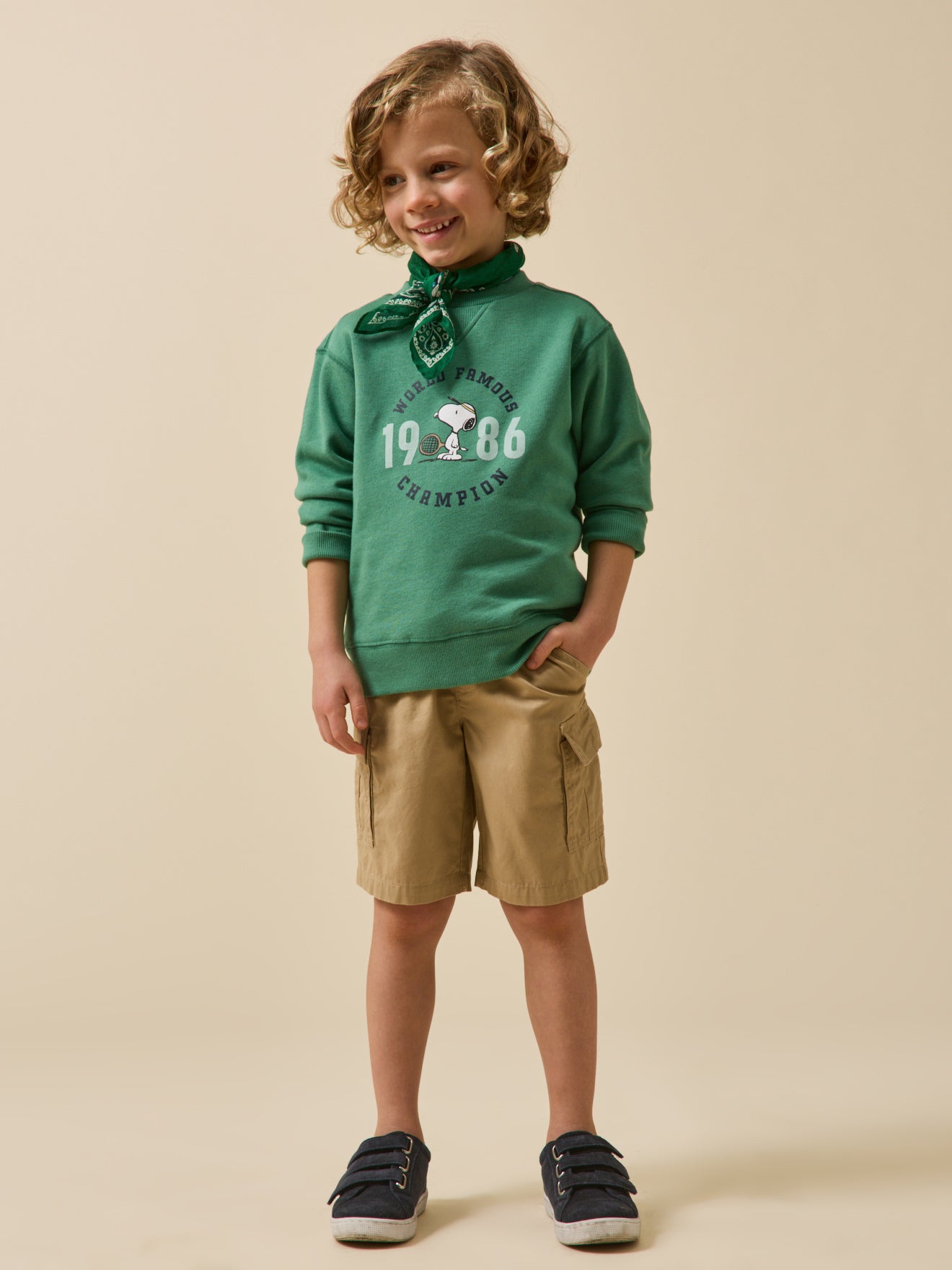 Kinder-Sweatshirt Cyrillus x PEANUTS(TM) – Snoopy Kollektion