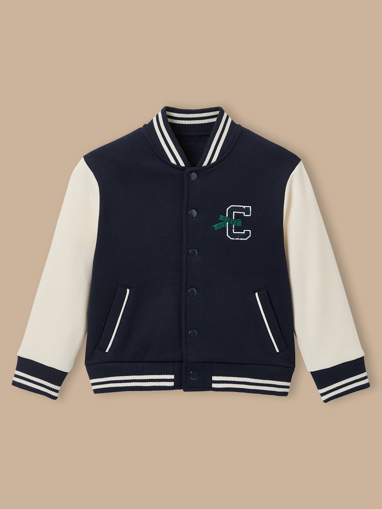 Blouson teddy brodé Garçon