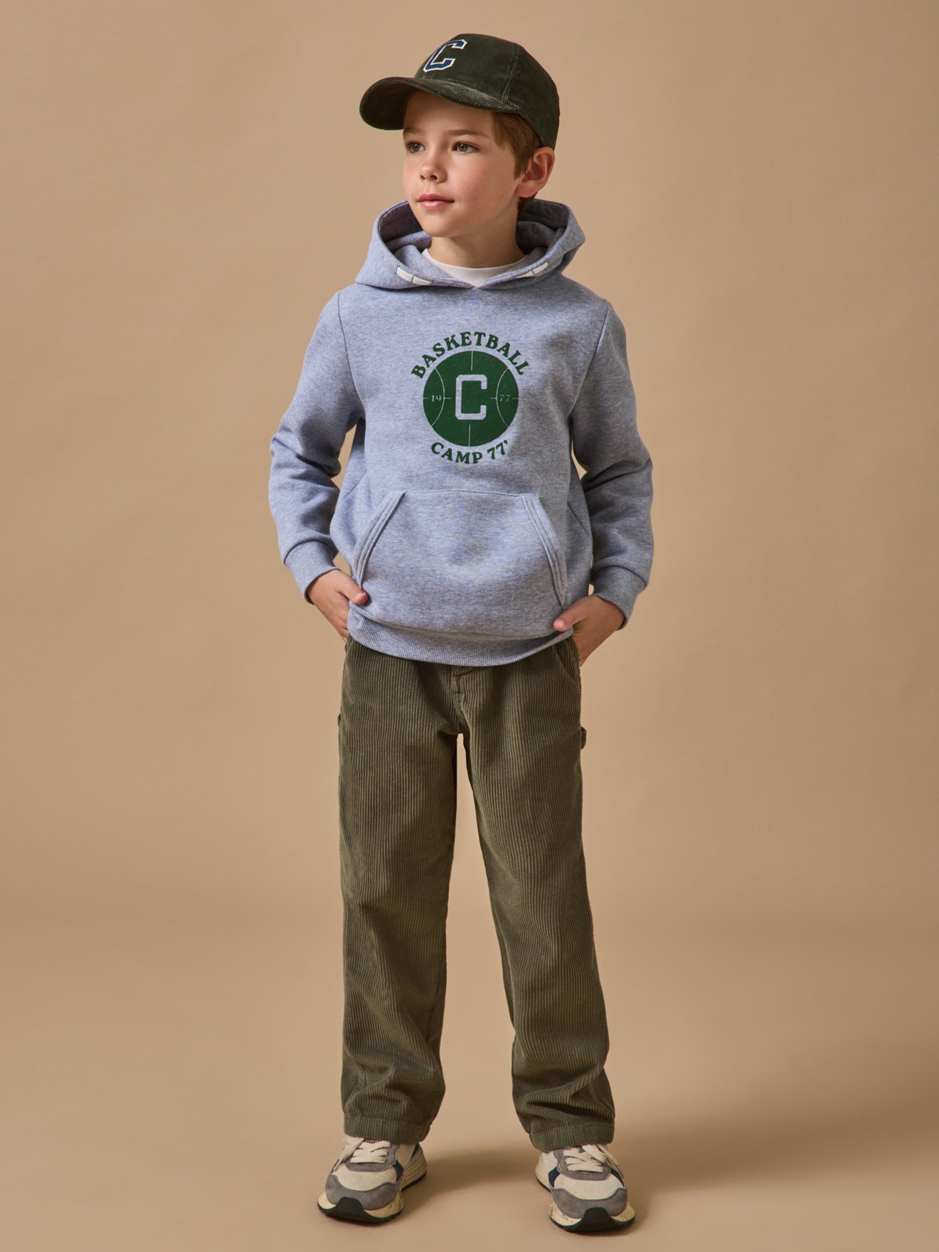 Jungen-Sweatshirt mit Kapuze